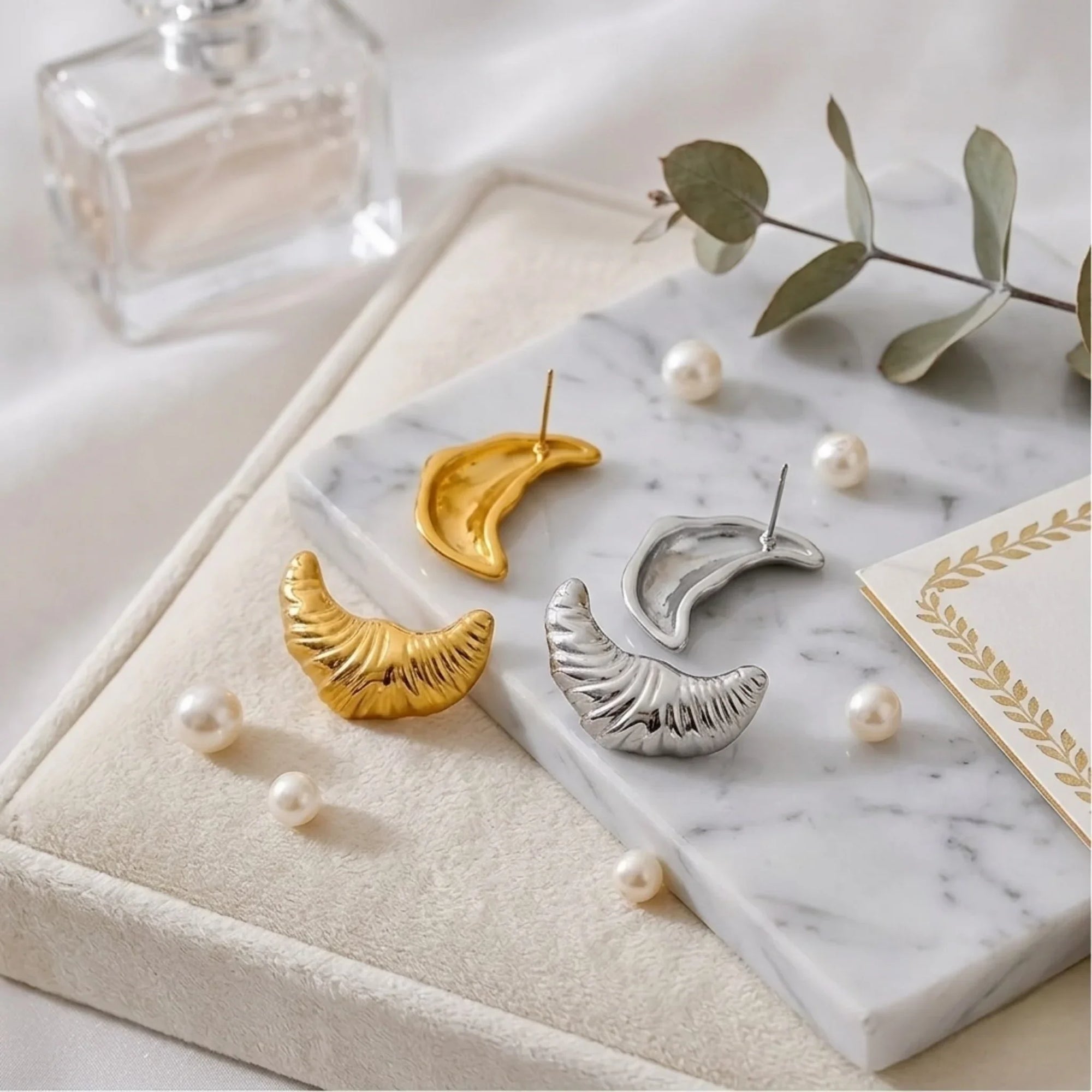 Croissant Earrings
