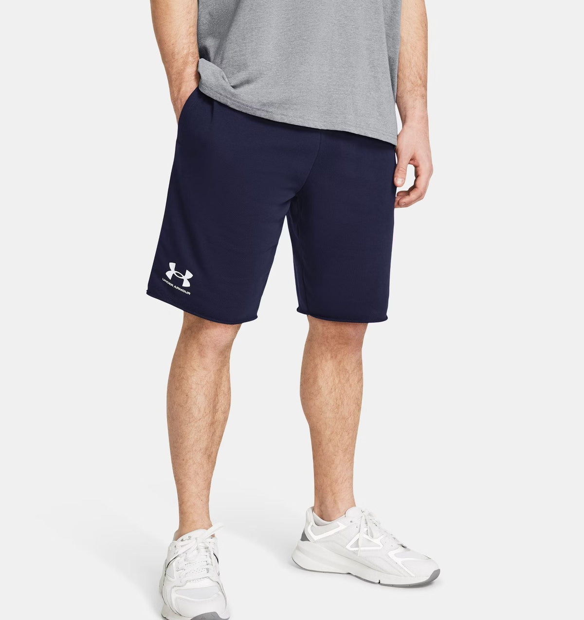Pantaloncini Rival Terry Uomo Midnight Navy/Onyx White