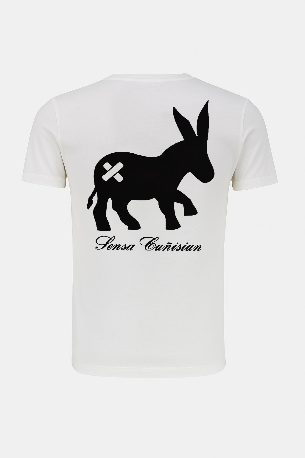 Sensa Cunisiun T-shirt Classic Logo Uomo Bianco/Nero