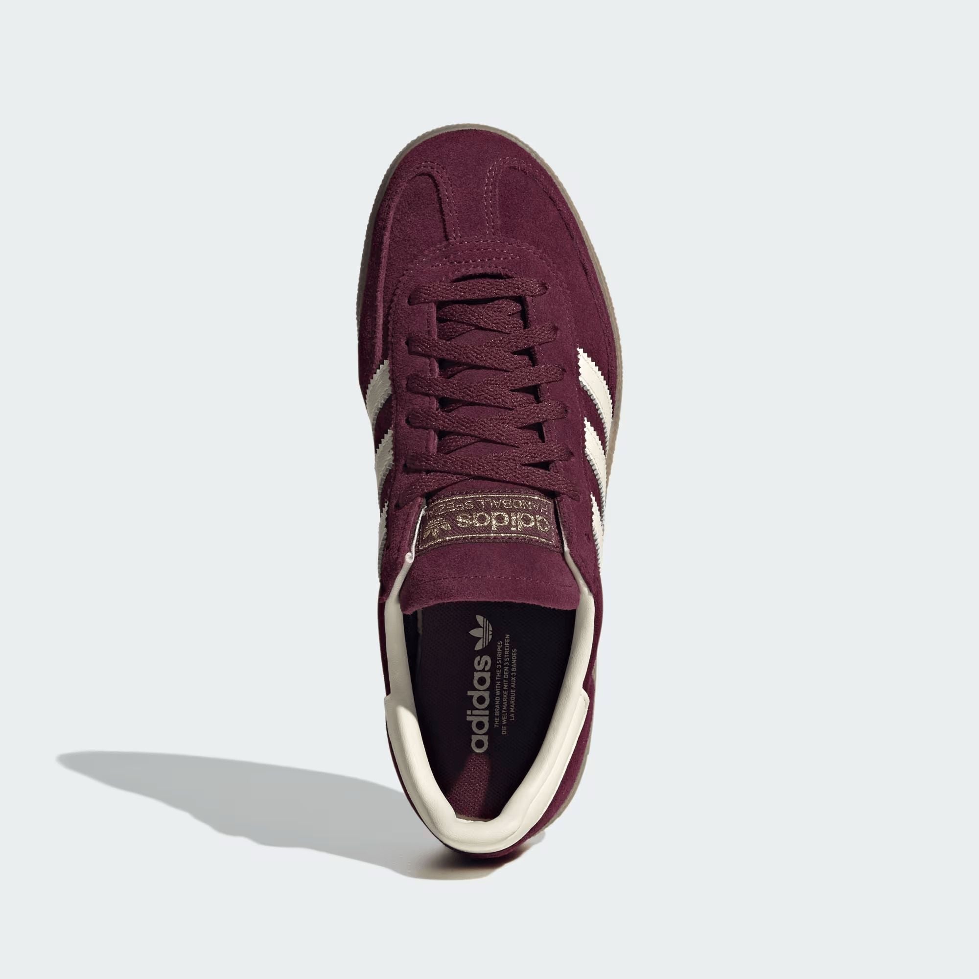 Adidas Sneakers Donna Handball Spezial JP8726 Maroon Cream White Gold Metallic