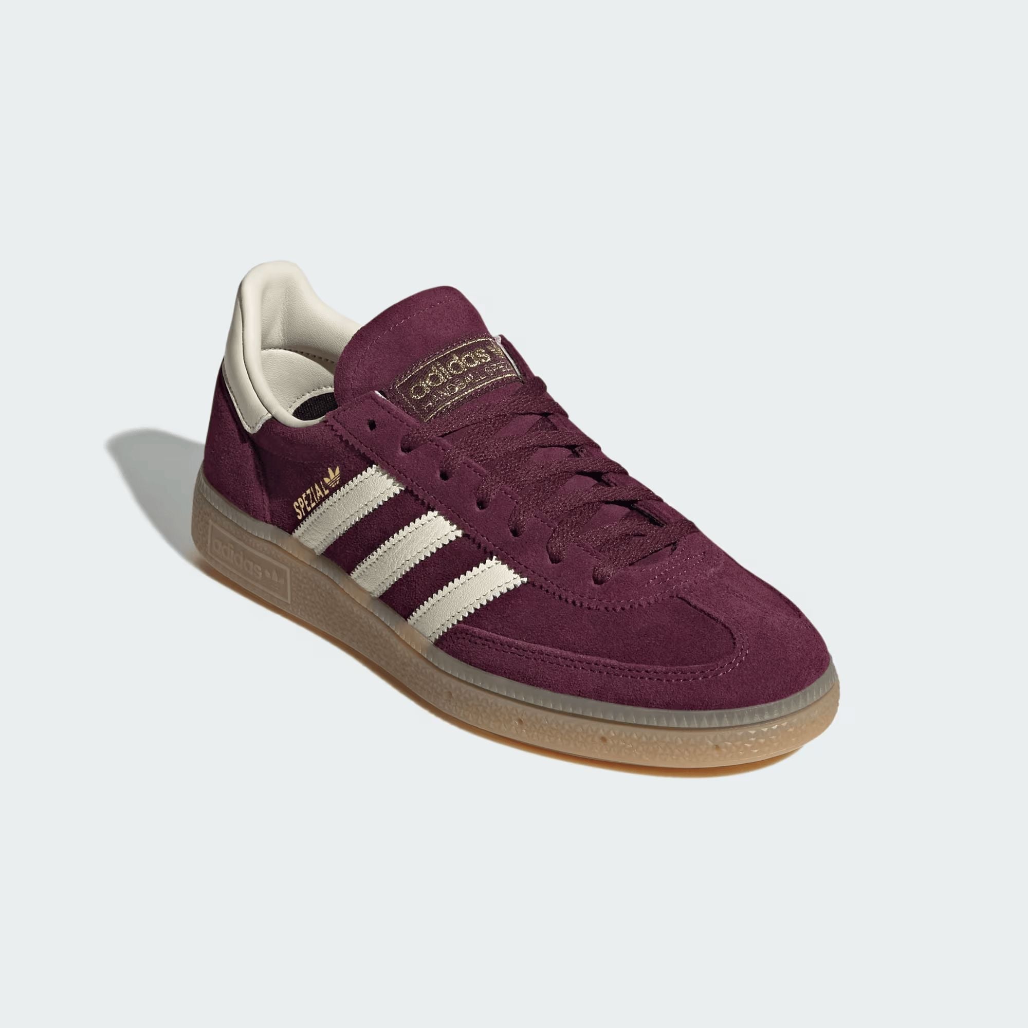 Adidas Sneakers Donna Handball Spezial JP8726 Maroon Cream White Gold Metallic