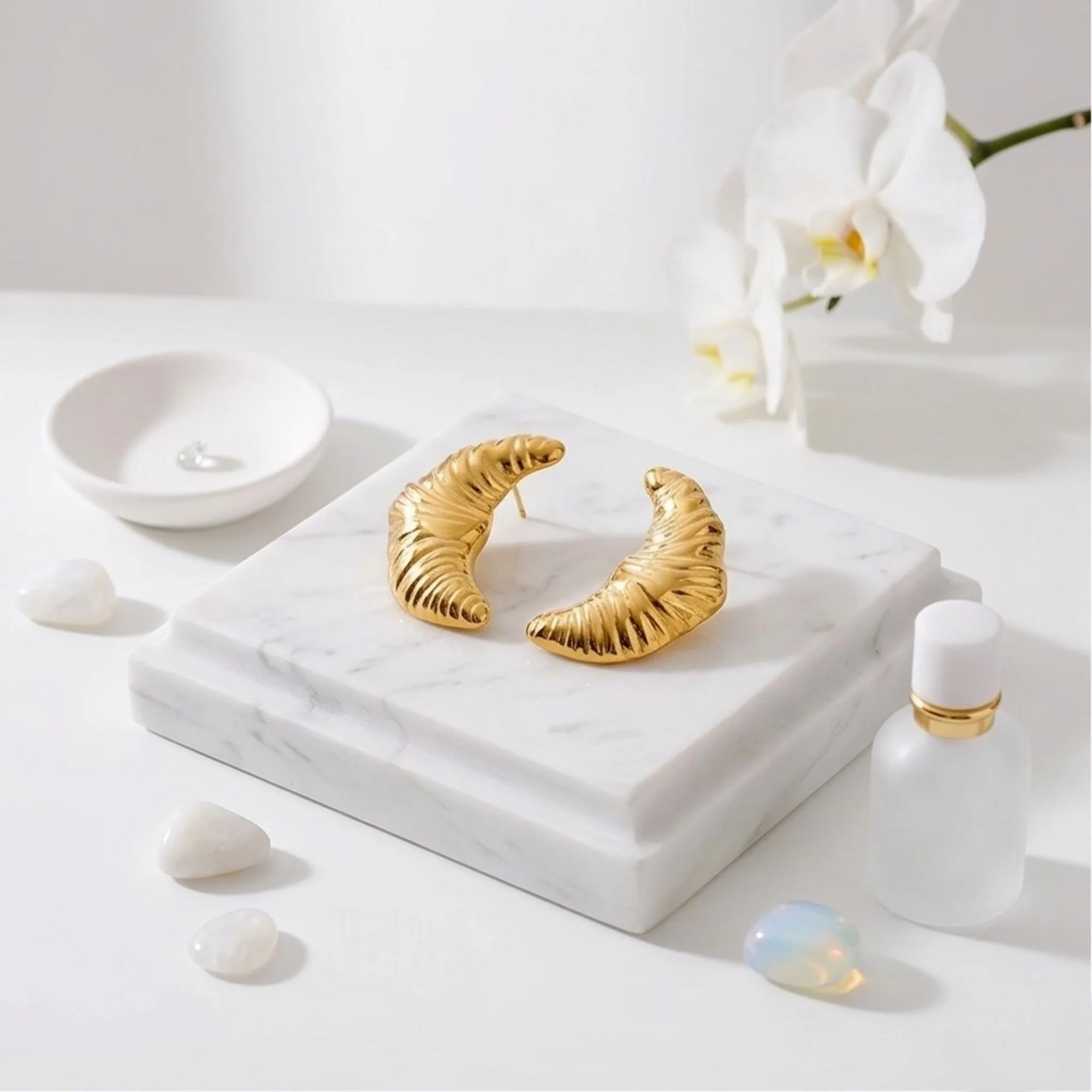 Croissant Earrings