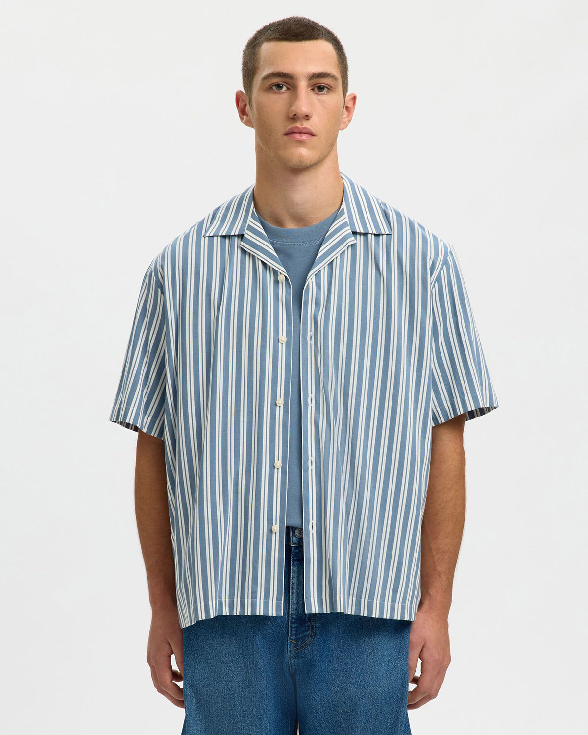 Camicia Ss Air Mix Sky Captain
