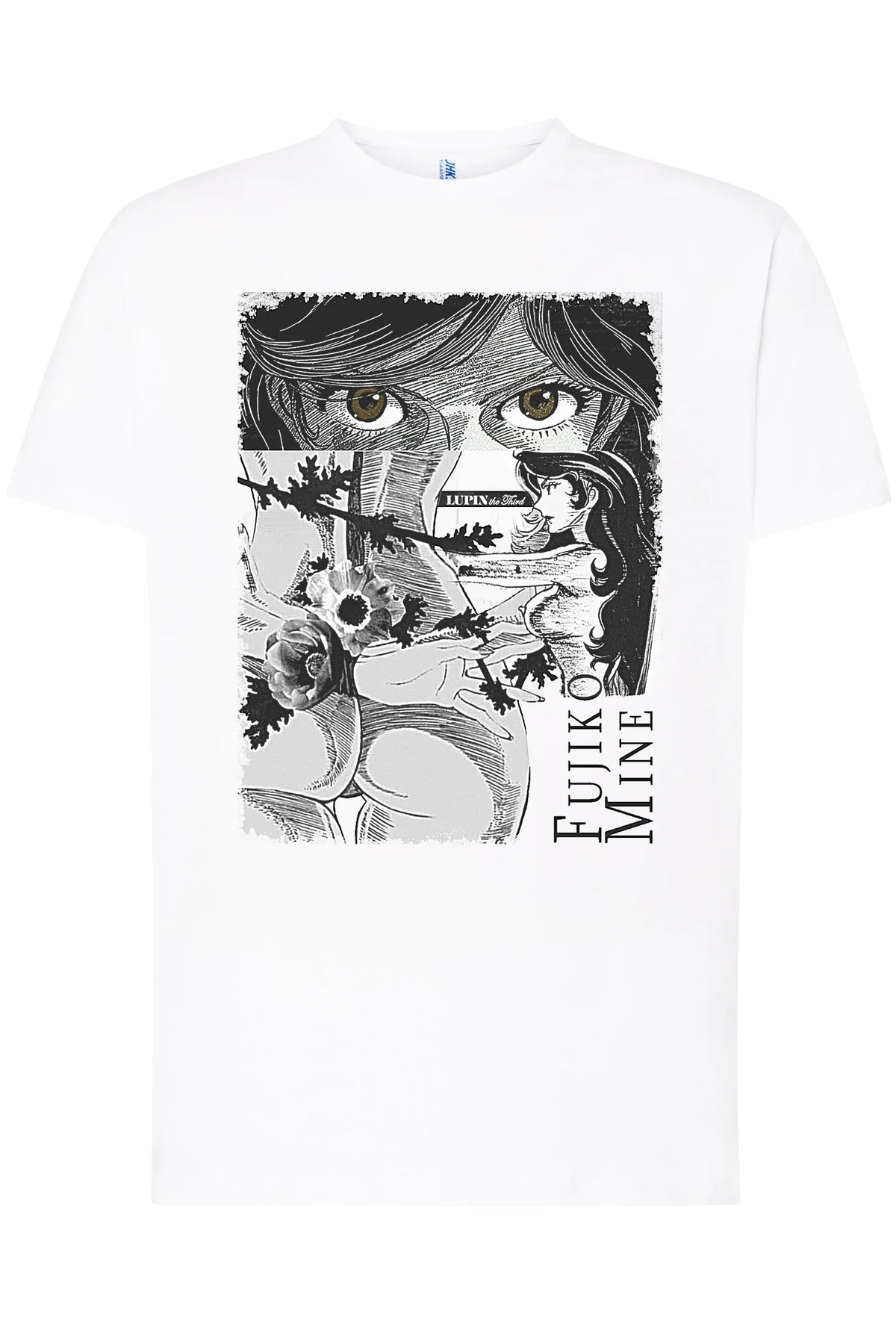 Arsenio Lupen Fujiko Mine sexy 2 Cartoon Film 18-112 T-shirt Urban Men Uomo 100% Cotone Pettinato JK