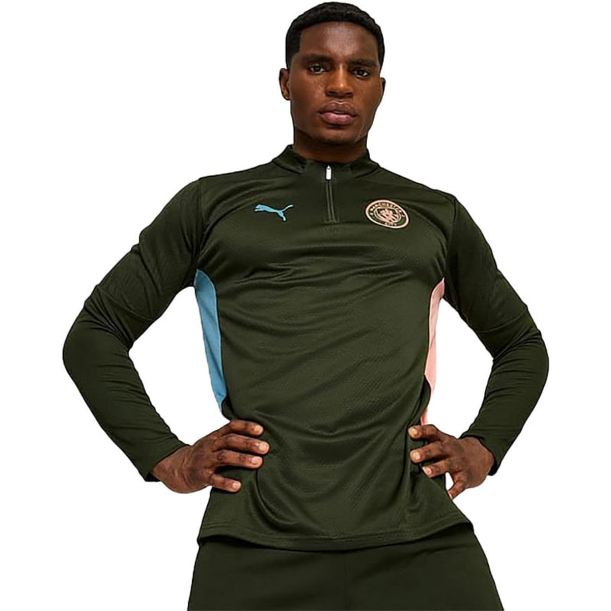 Puma Manchester City Training 1/4 Zip Top Allenamento 2024/2025 Myrtle