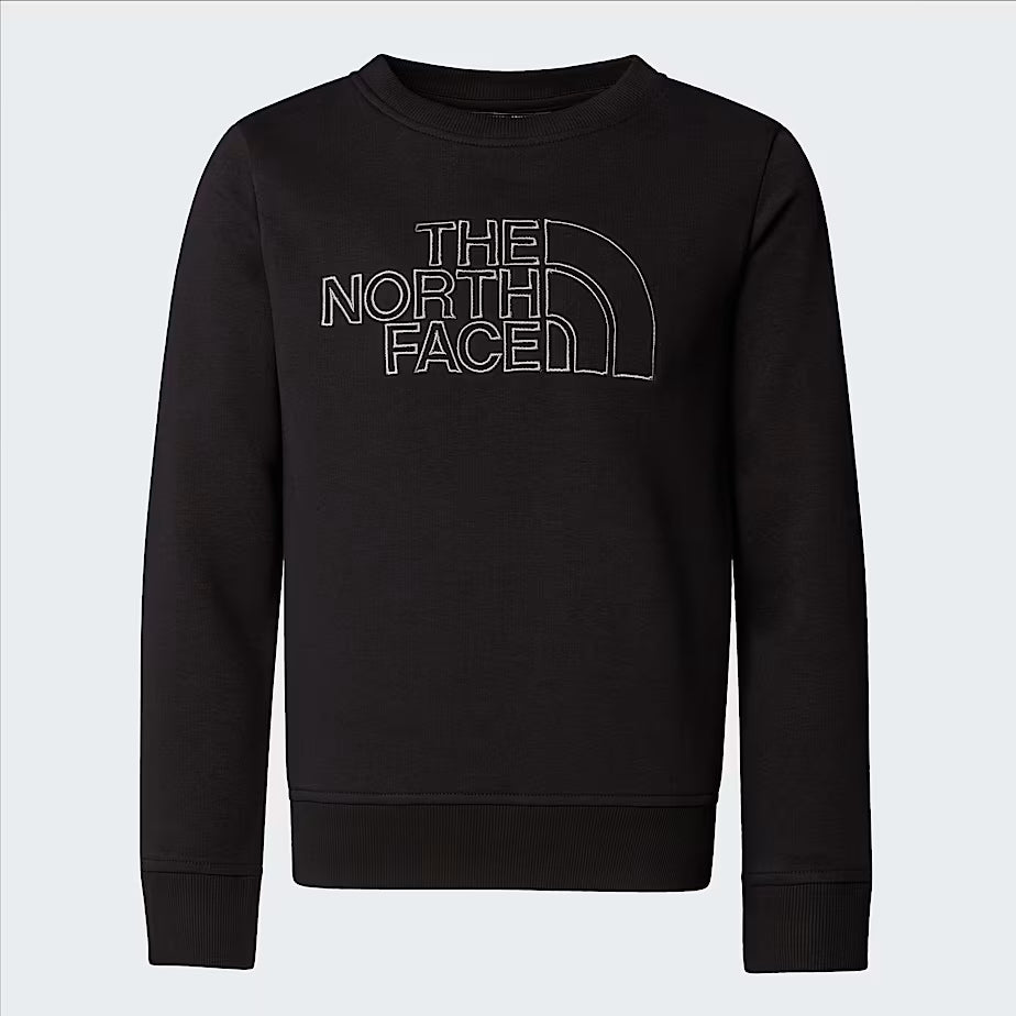 The North Face Drew Peak Crew NF0A8AXXJK3 – Felpa Girocollo Junior Nera