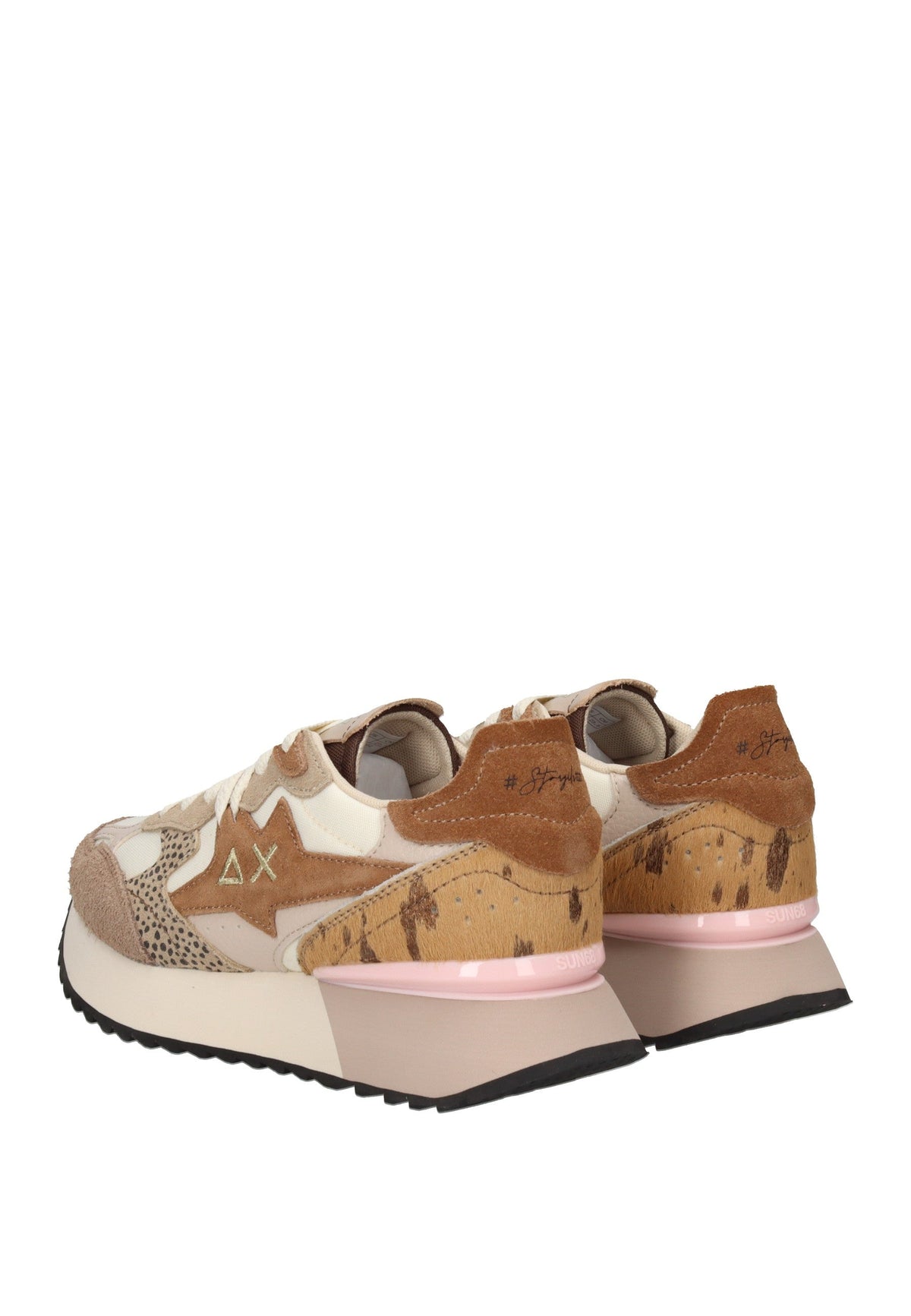 SUN68 Stargirl Multicolor Z46222 Beige - Sneakers