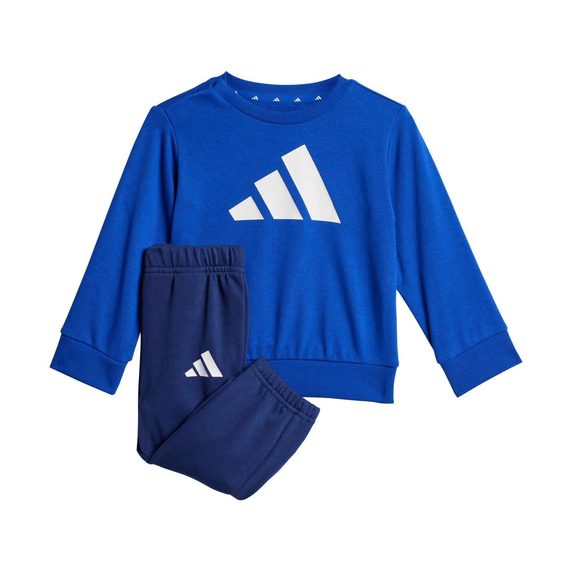 Adidas tuta sportiva da infant in cotone garzato JW2461 blu