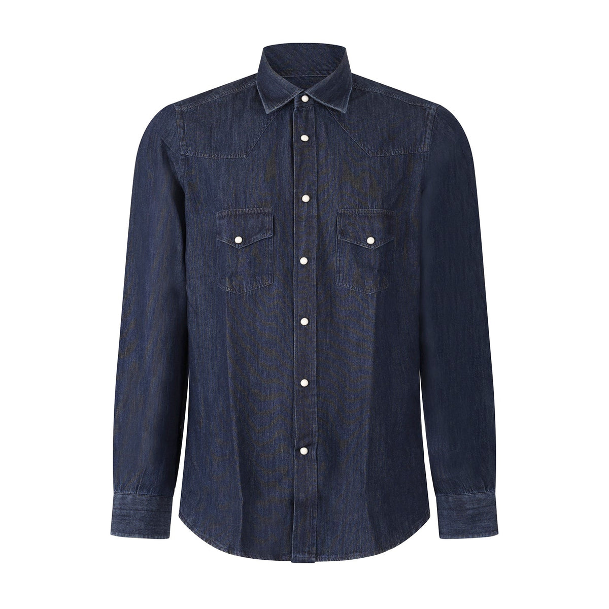 CAMICIA DENIM SCURO