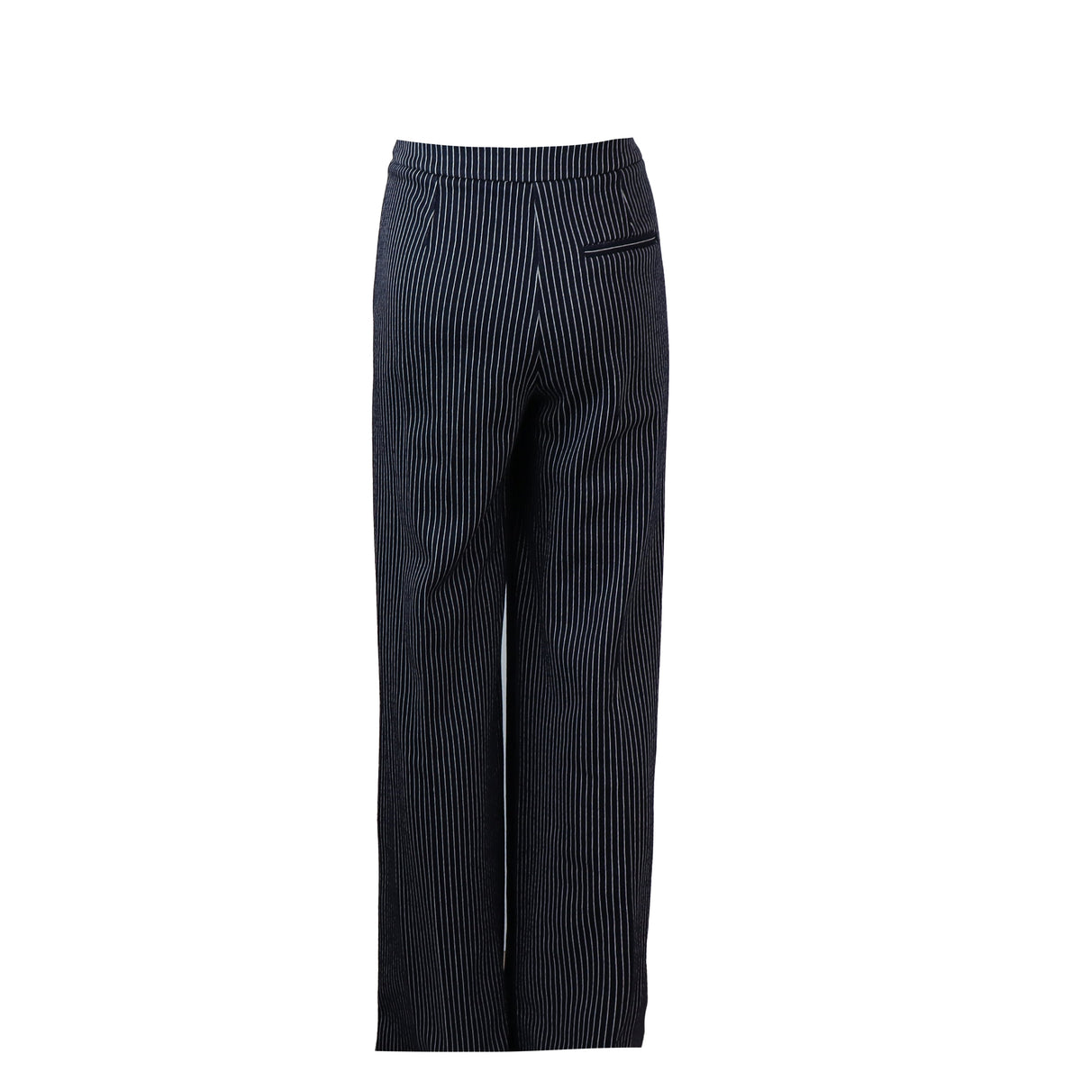 PANTALONE WIDELEG BLU E BIANCO