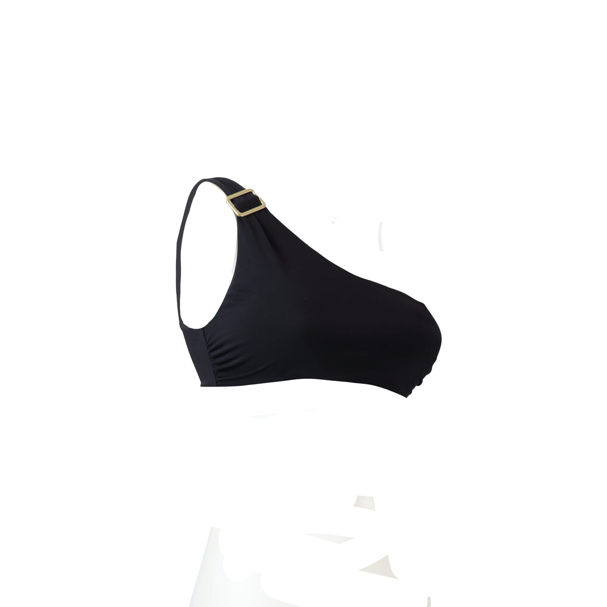 TOP MARE ALISIA MONOSPALLA NERO