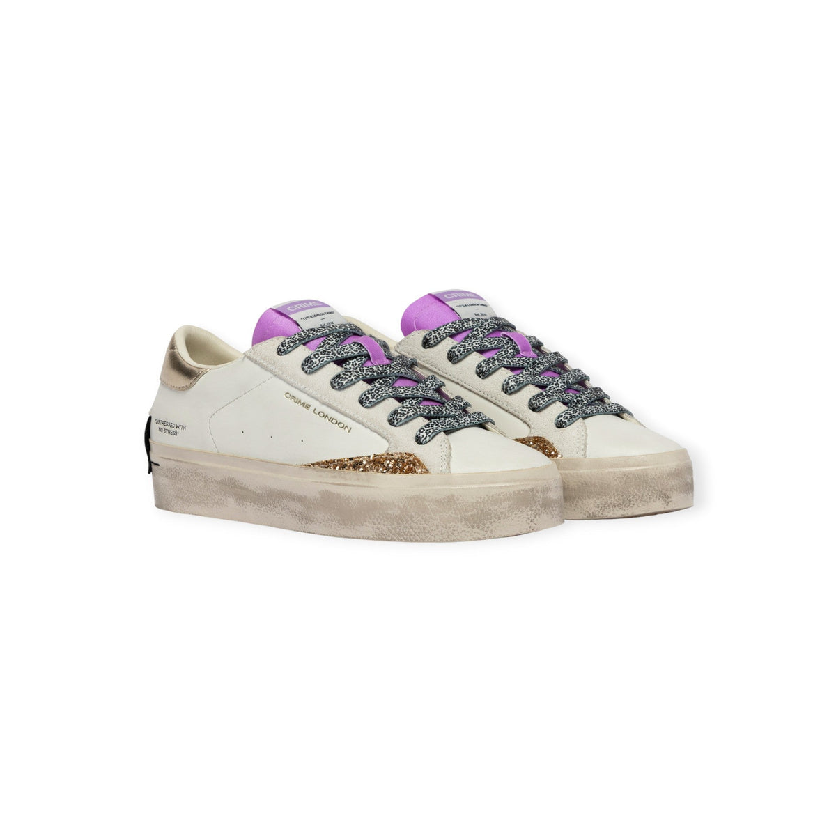 SNEAKERS DISTRESSED BIANCA