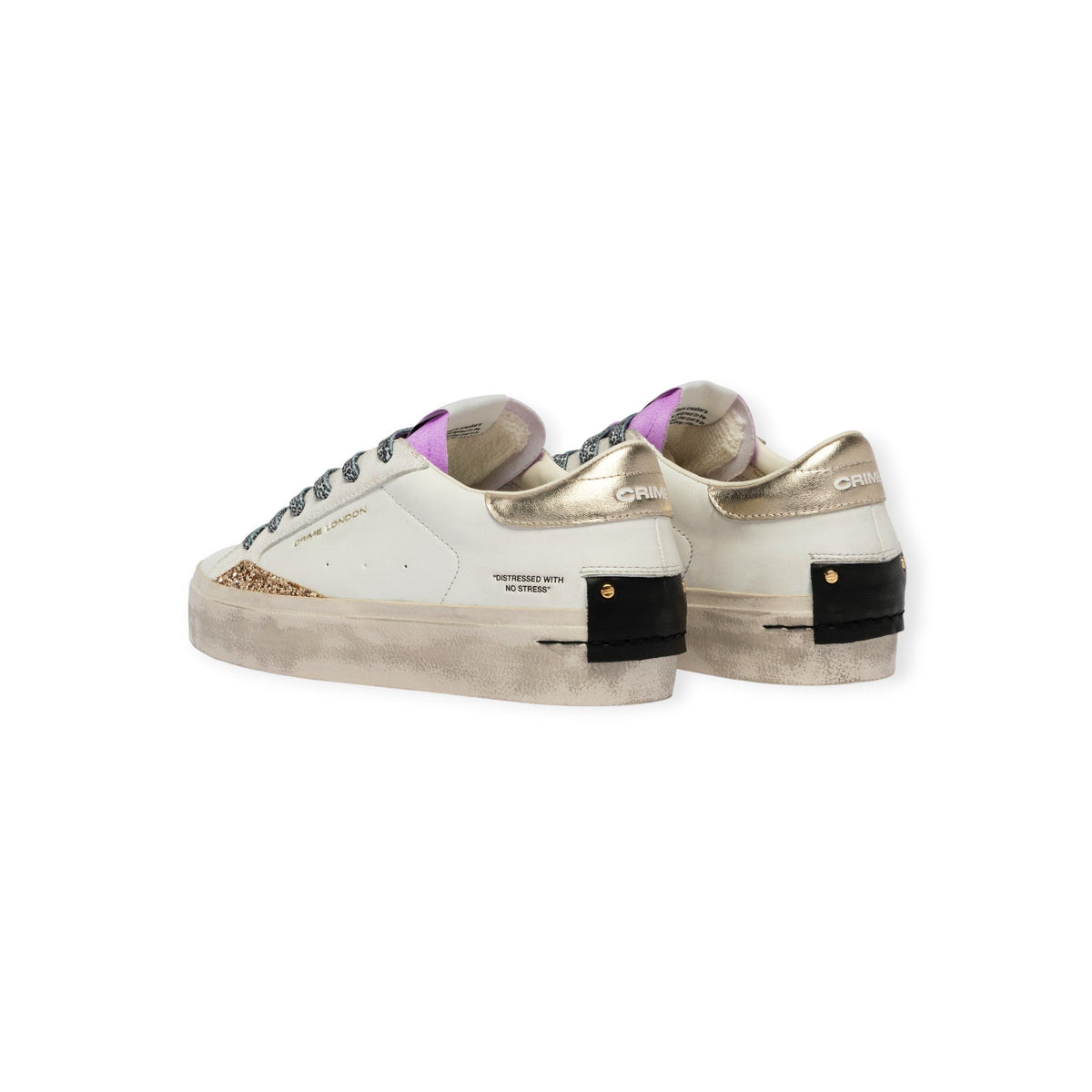 SNEAKERS DISTRESSED BIANCA