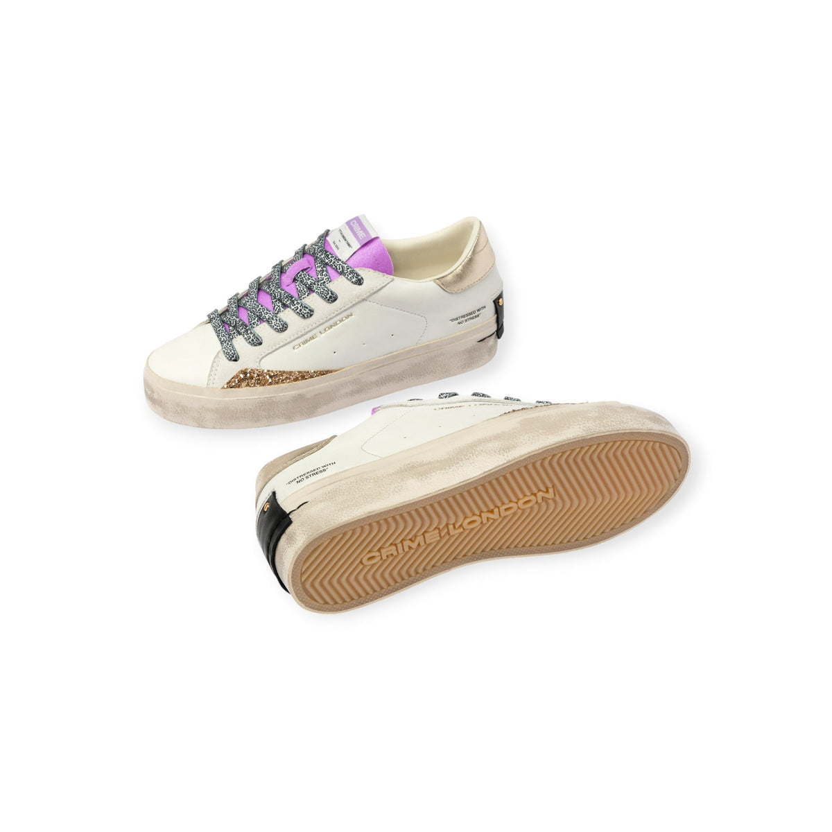 SNEAKERS DISTRESSED BIANCA