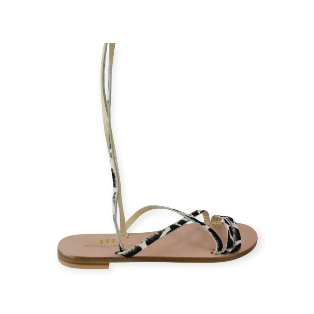 SANDALO FLAT ZEBRATO