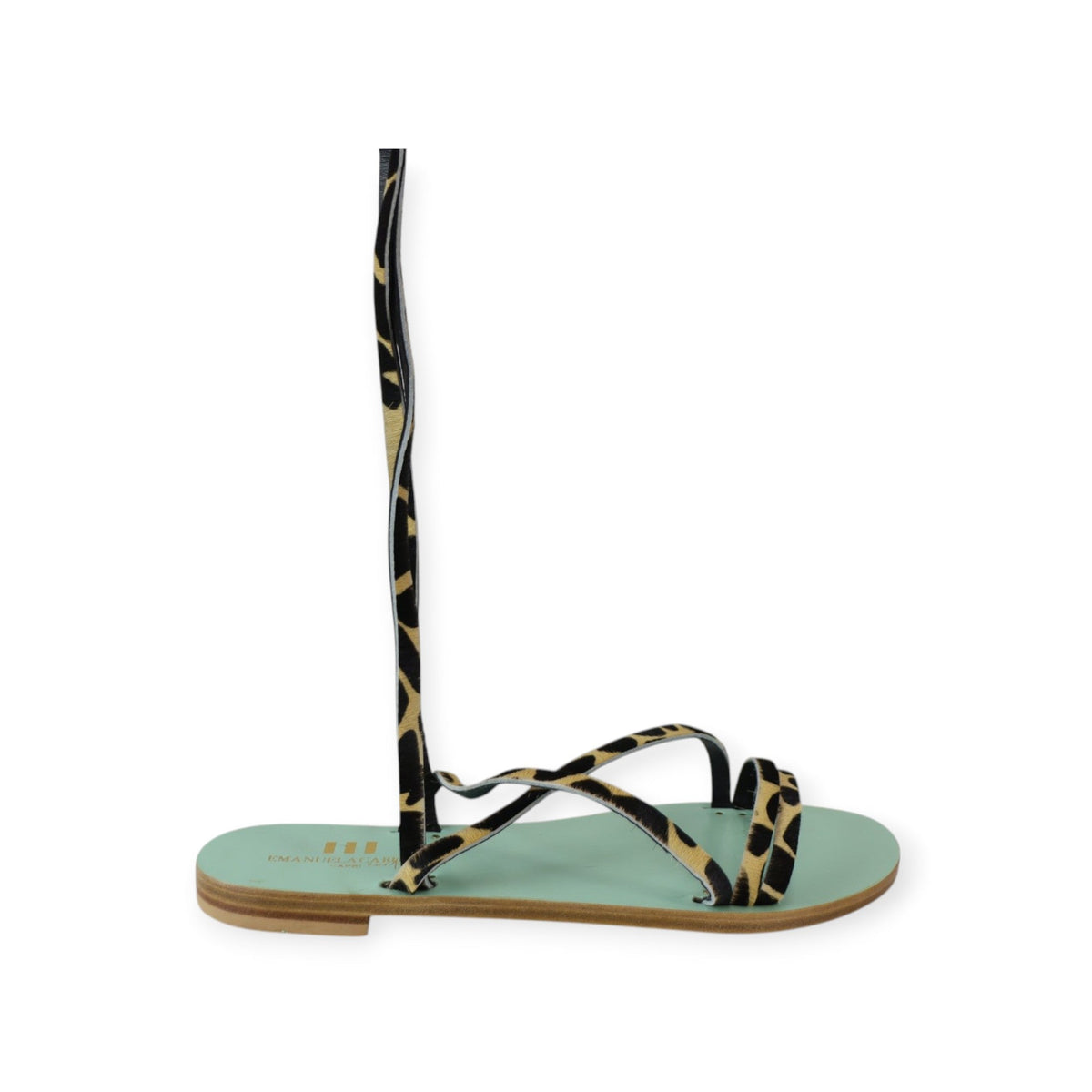 SANDALO FLAT LEOPARDATO