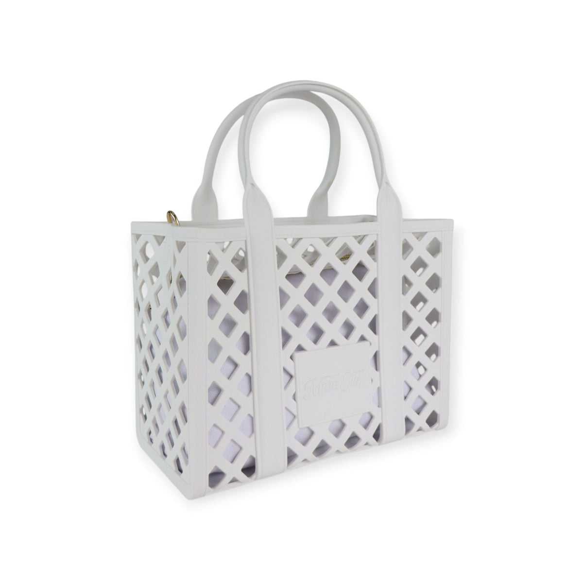 BORSA A MANO PLOT BIANCA