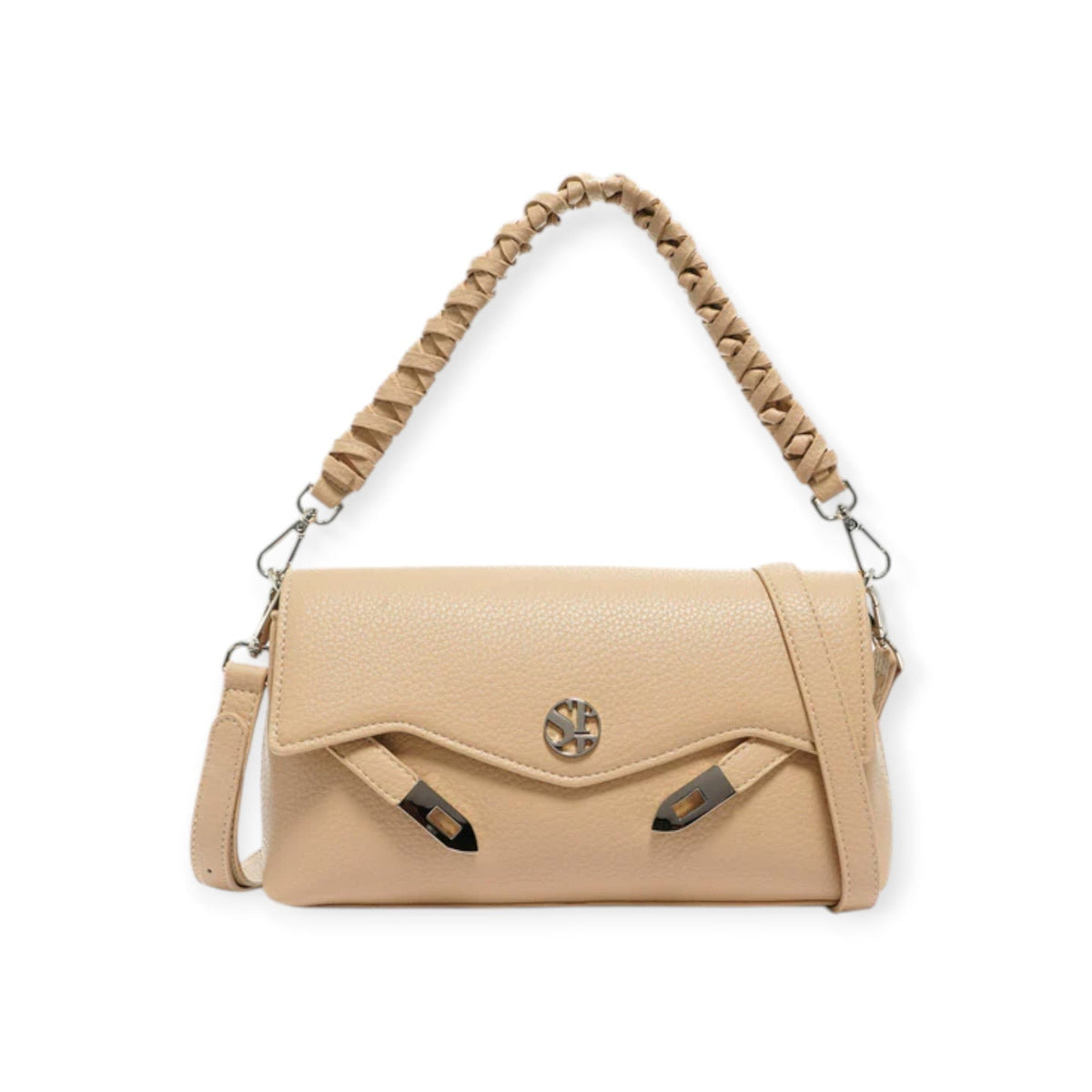 CLUTCH QUINY SMALL BEIGE