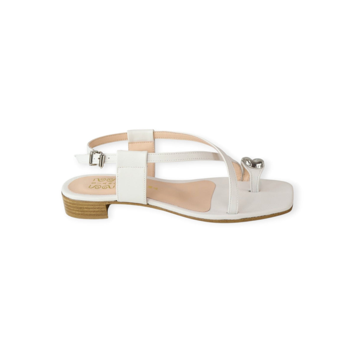 SANDALO FLAT BIANCO