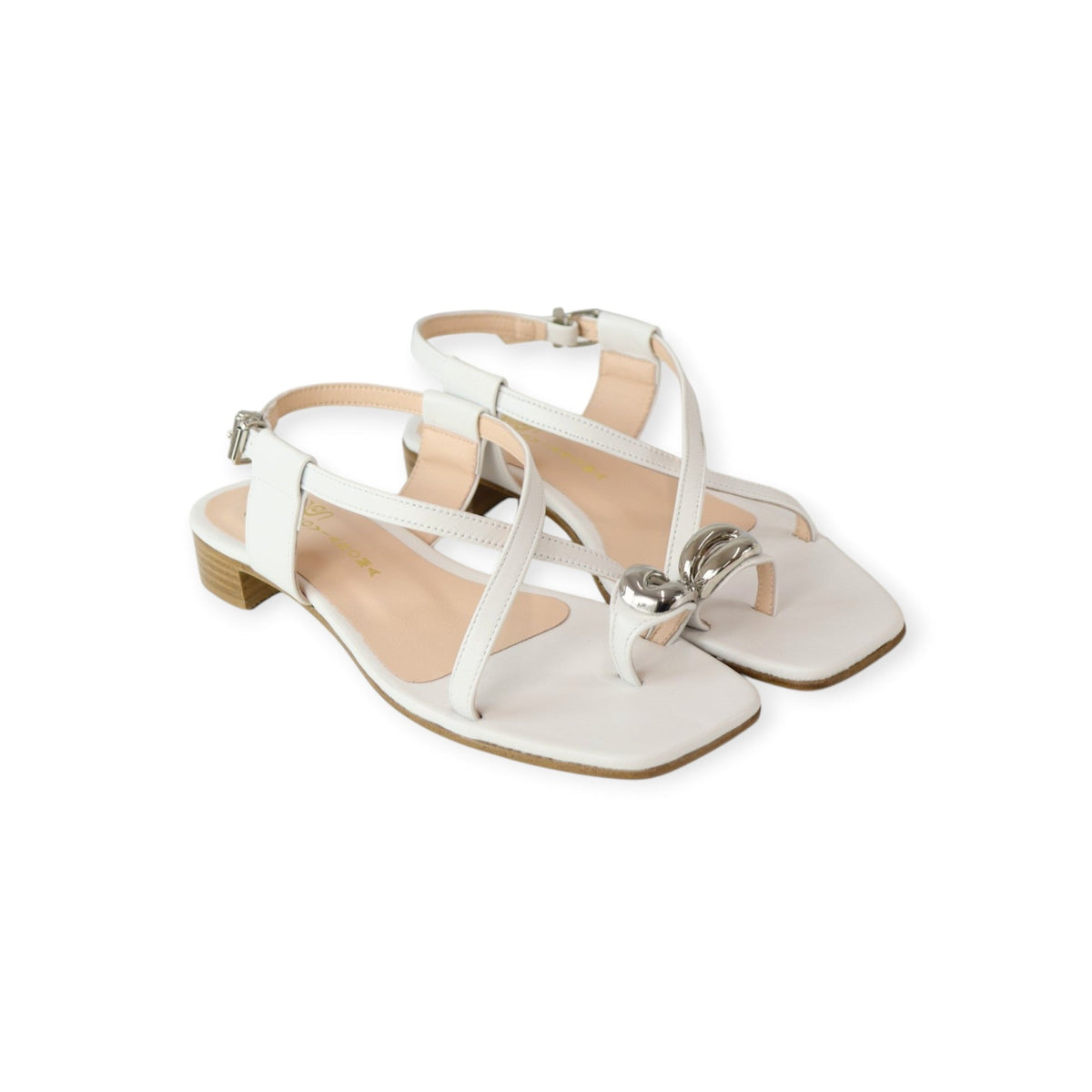 SANDALO FLAT BIANCO