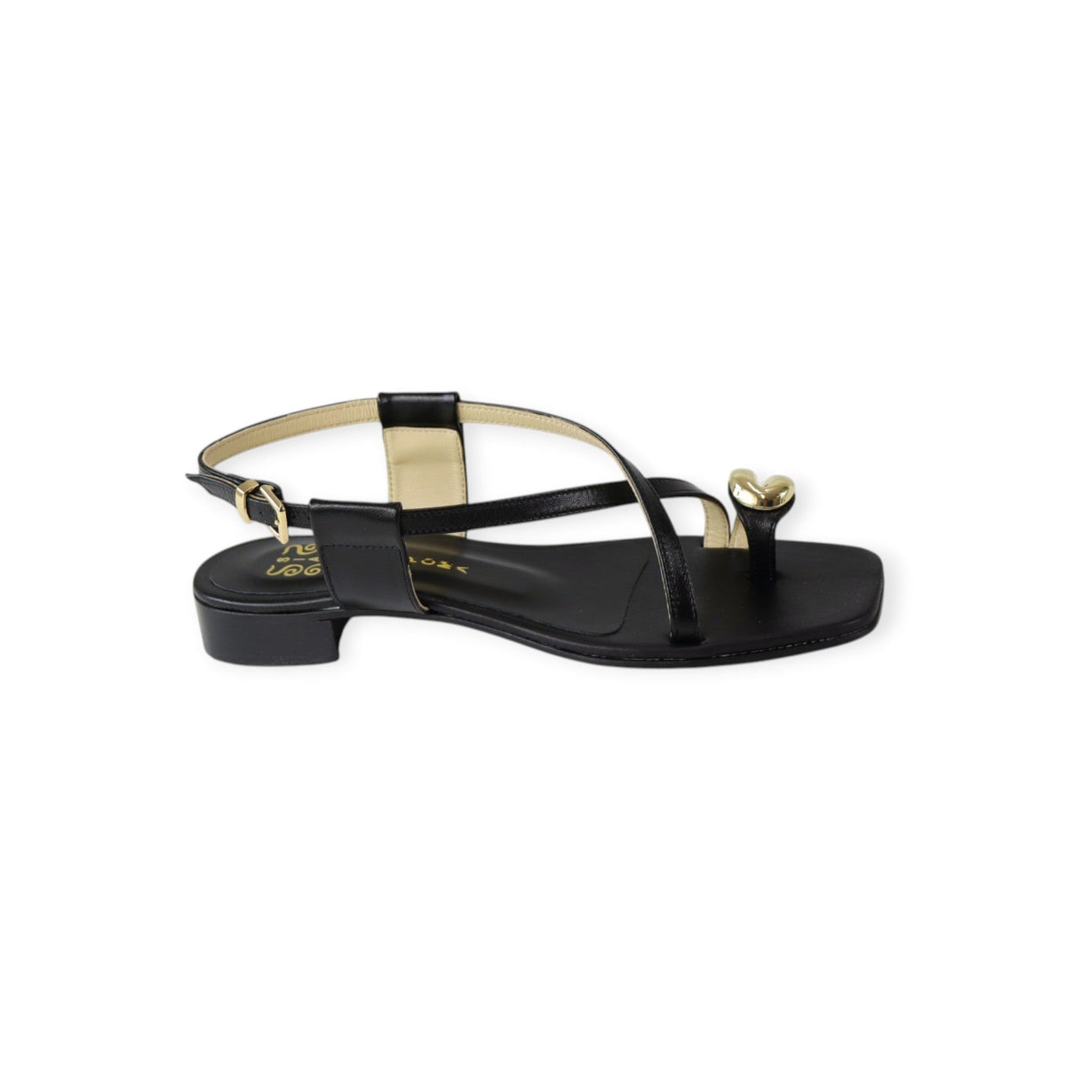 SANDALO FLAT NERO