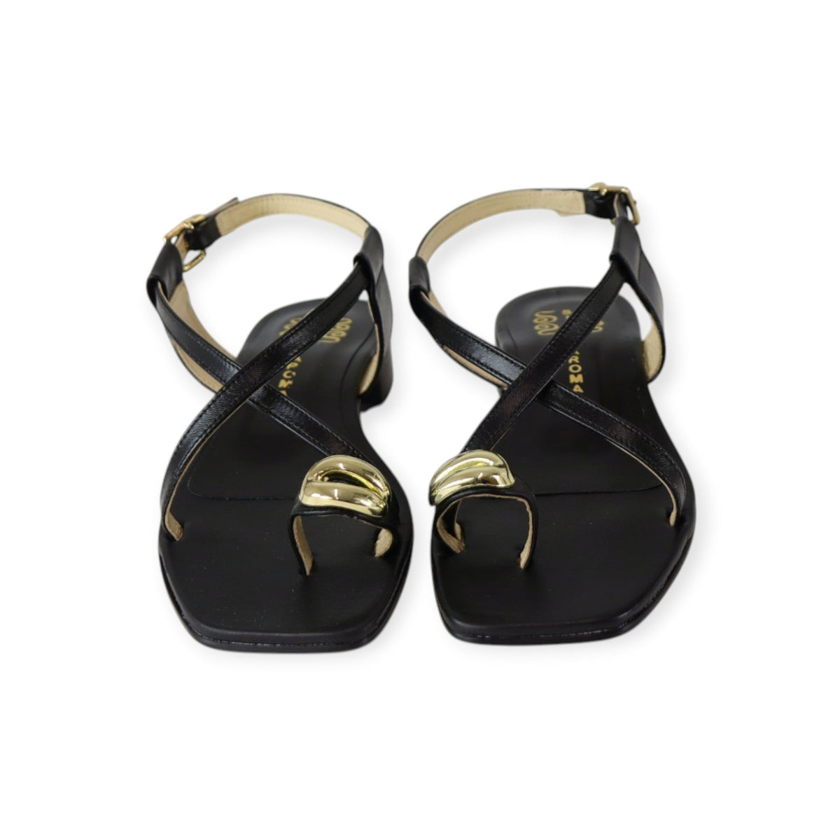 SANDALO FLAT NERO