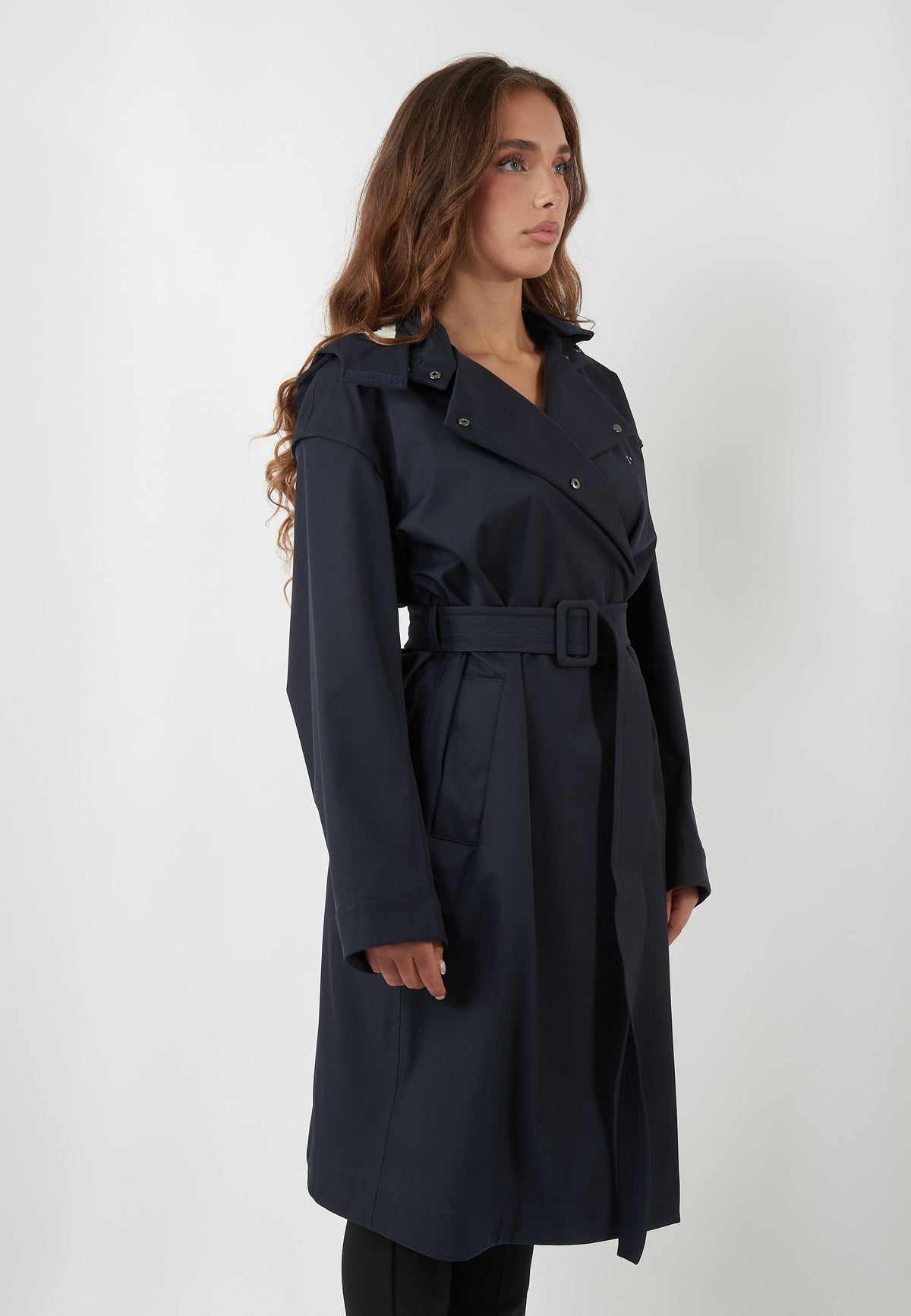 TRENCH UTILITA BLU