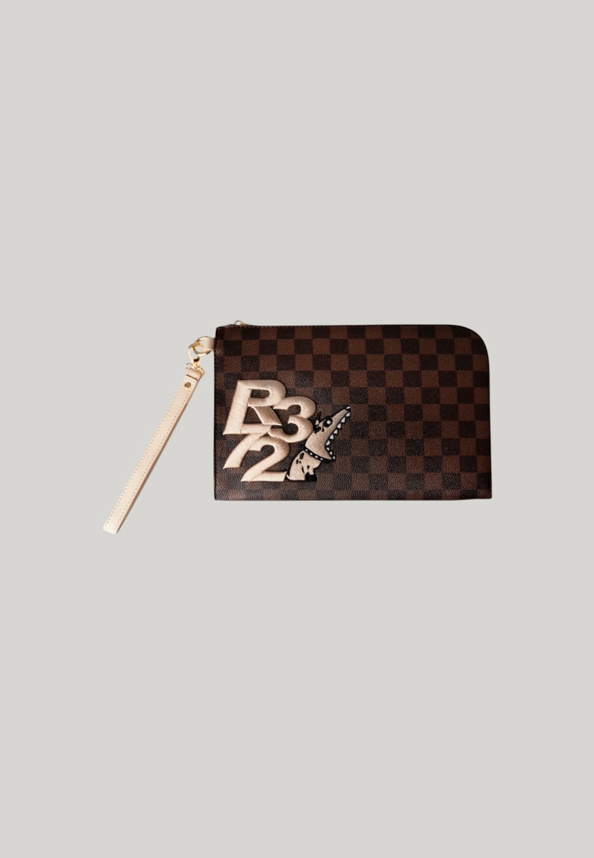 POCHETTE PIATTA MARRONE