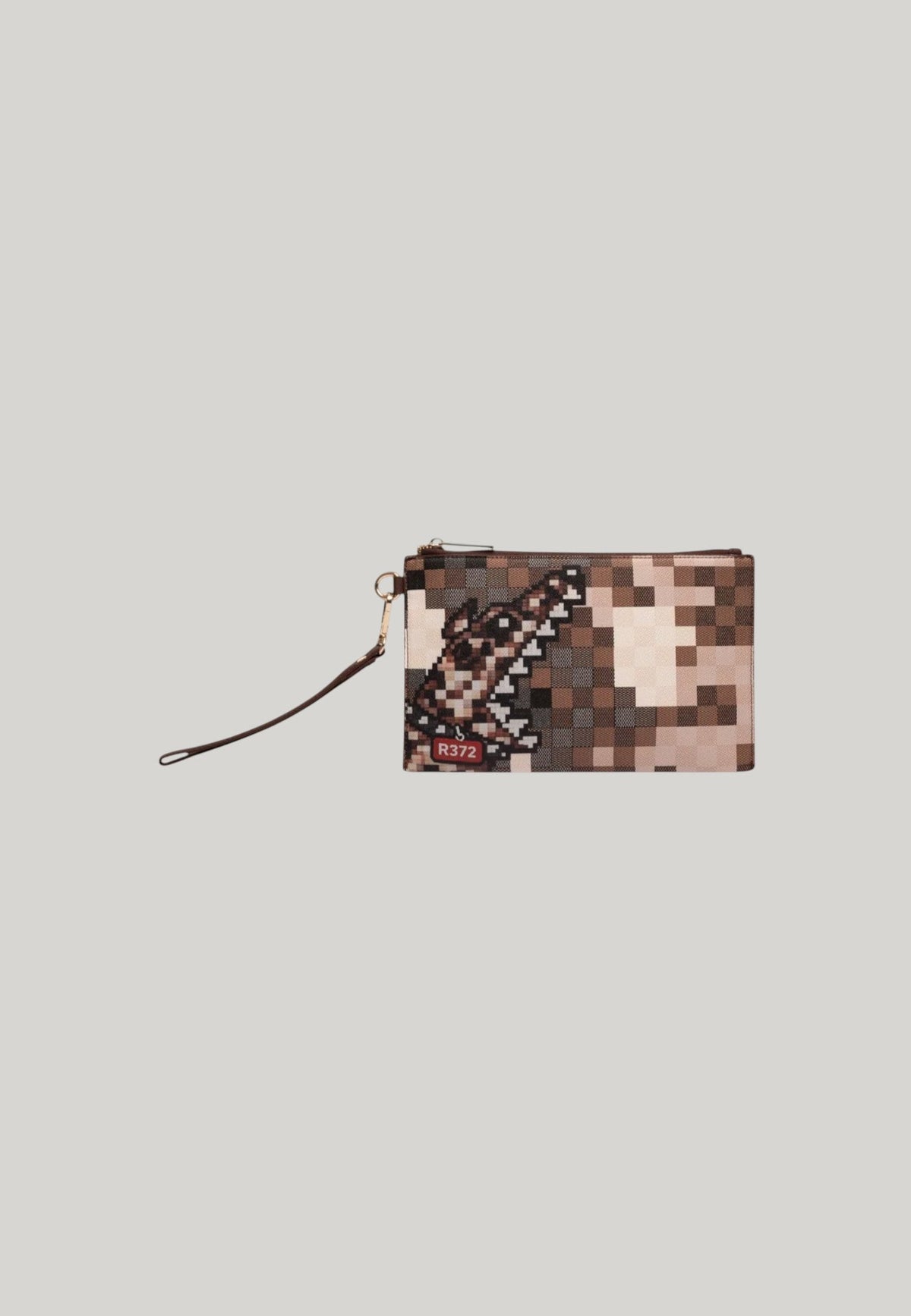 POCHETTE PIATTA MARRONE