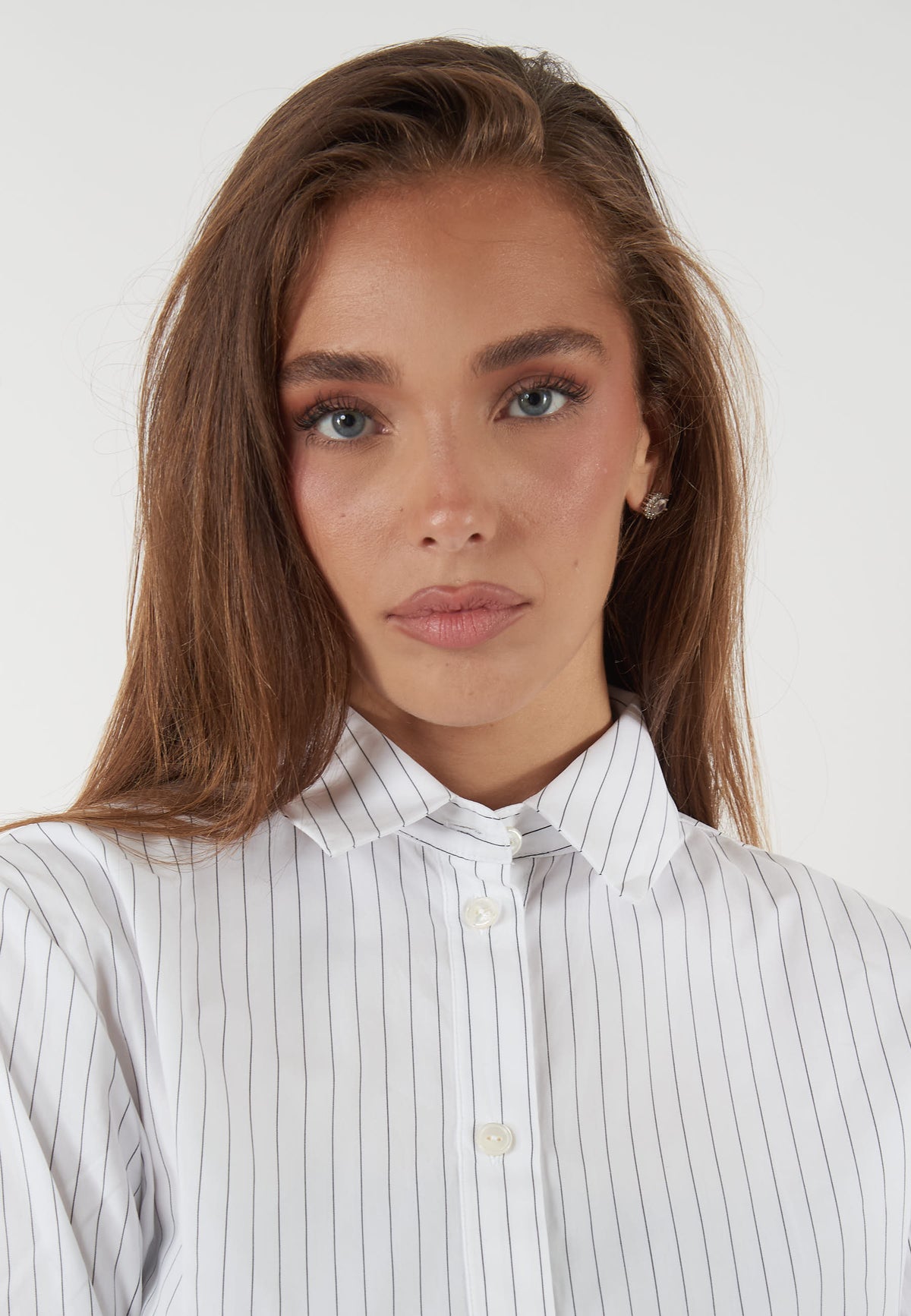 CAMICIA DANZA BIANCA A RIGHE