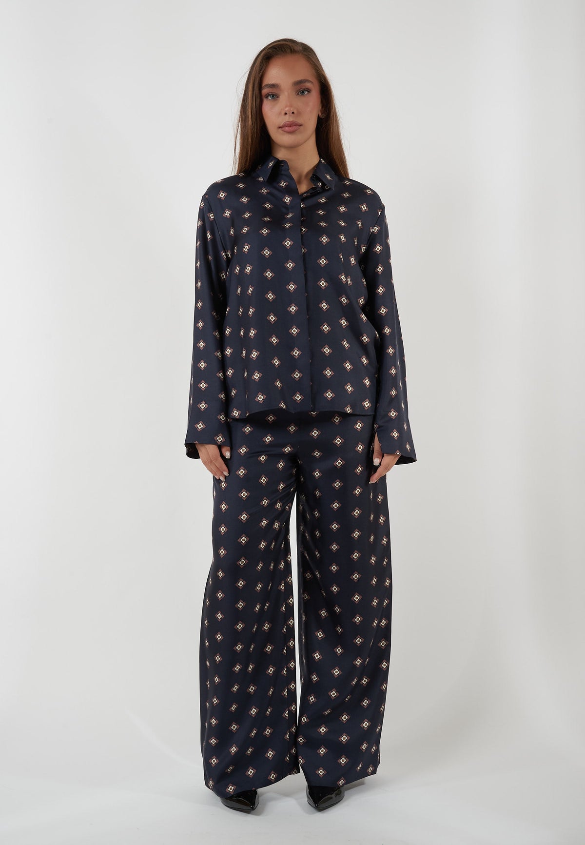 CAMICIA DISCO BLU A FANTASIA