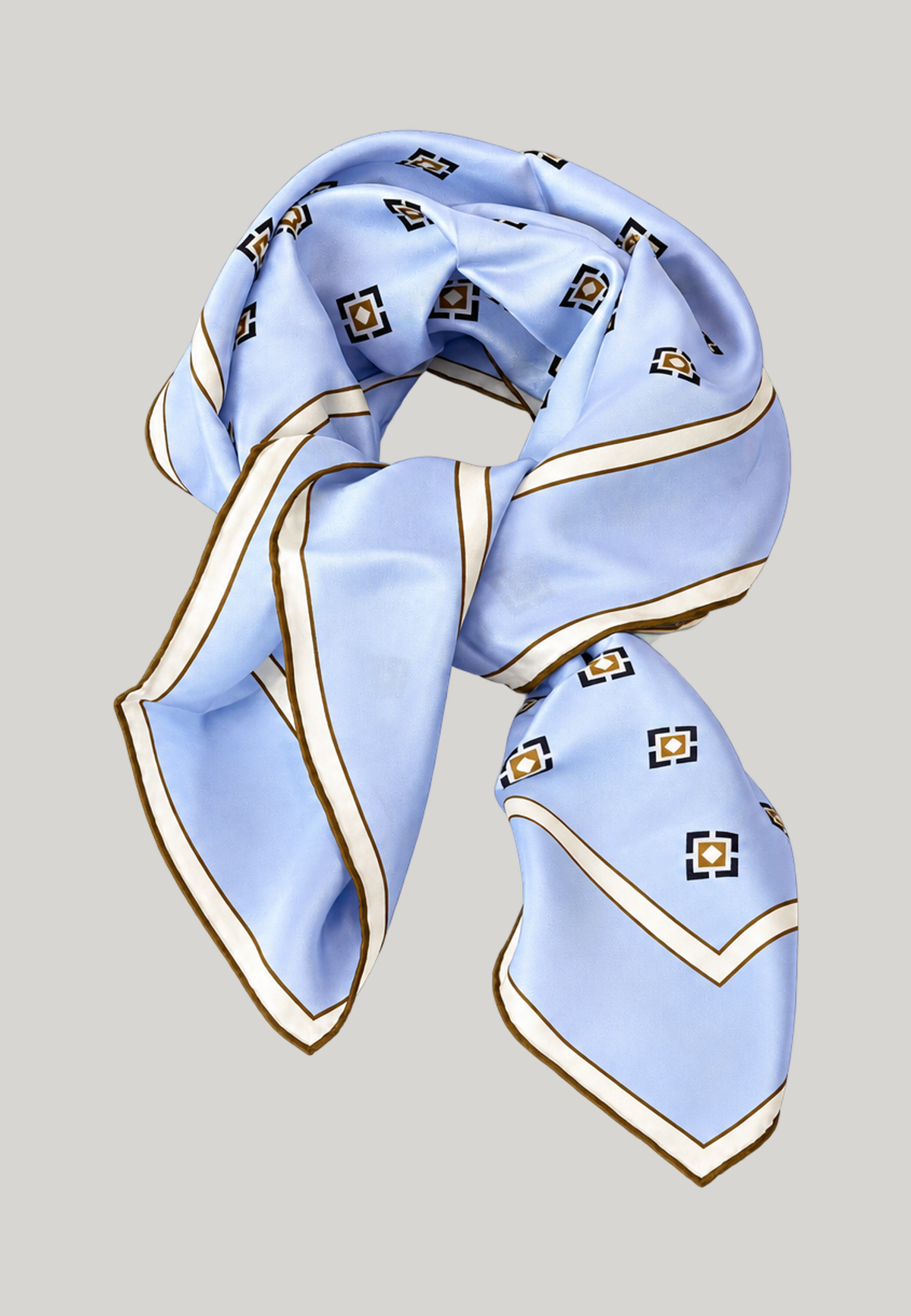 FOULARD PALMI AZZURRO