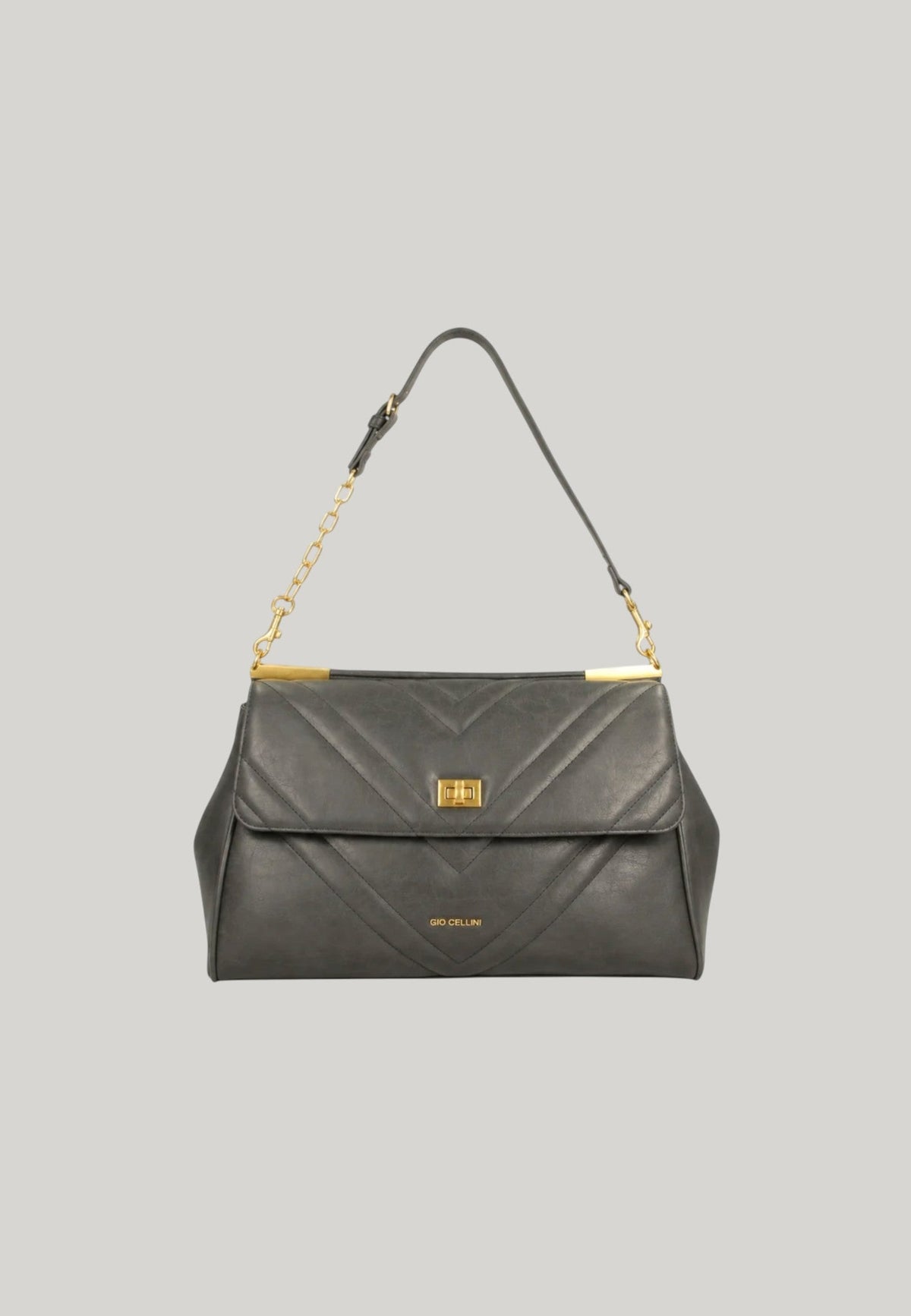 BORSA A TRACOLLA GRIGIA
