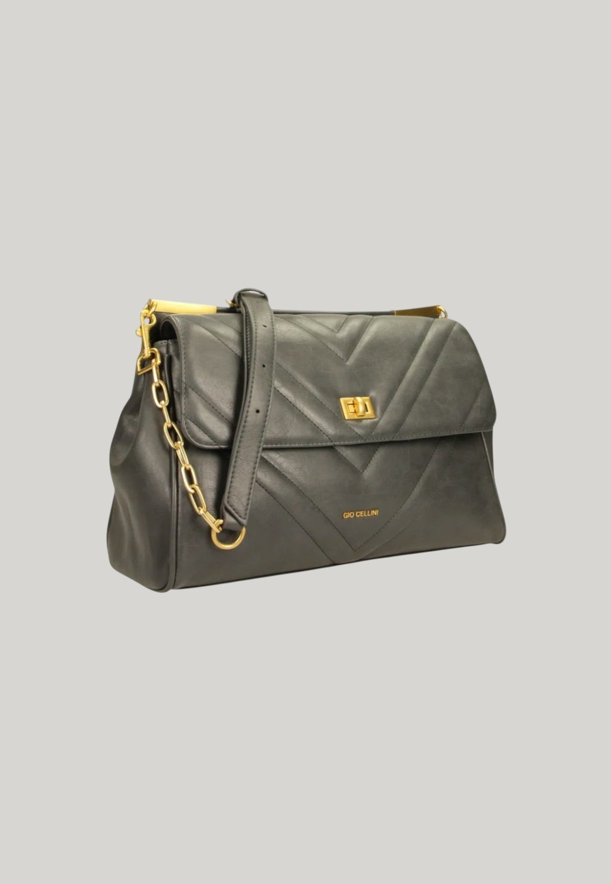 BORSA A TRACOLLA GRIGIA