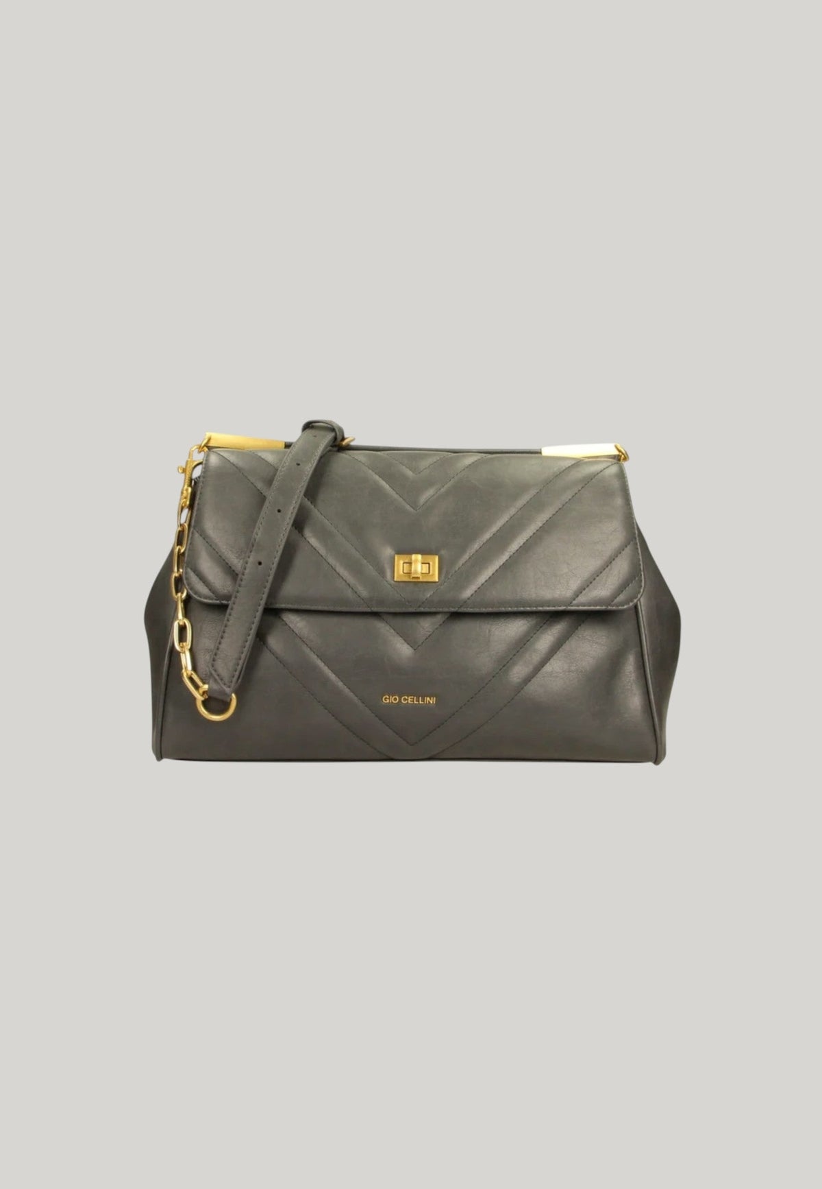 BORSA A TRACOLLA GRIGIA