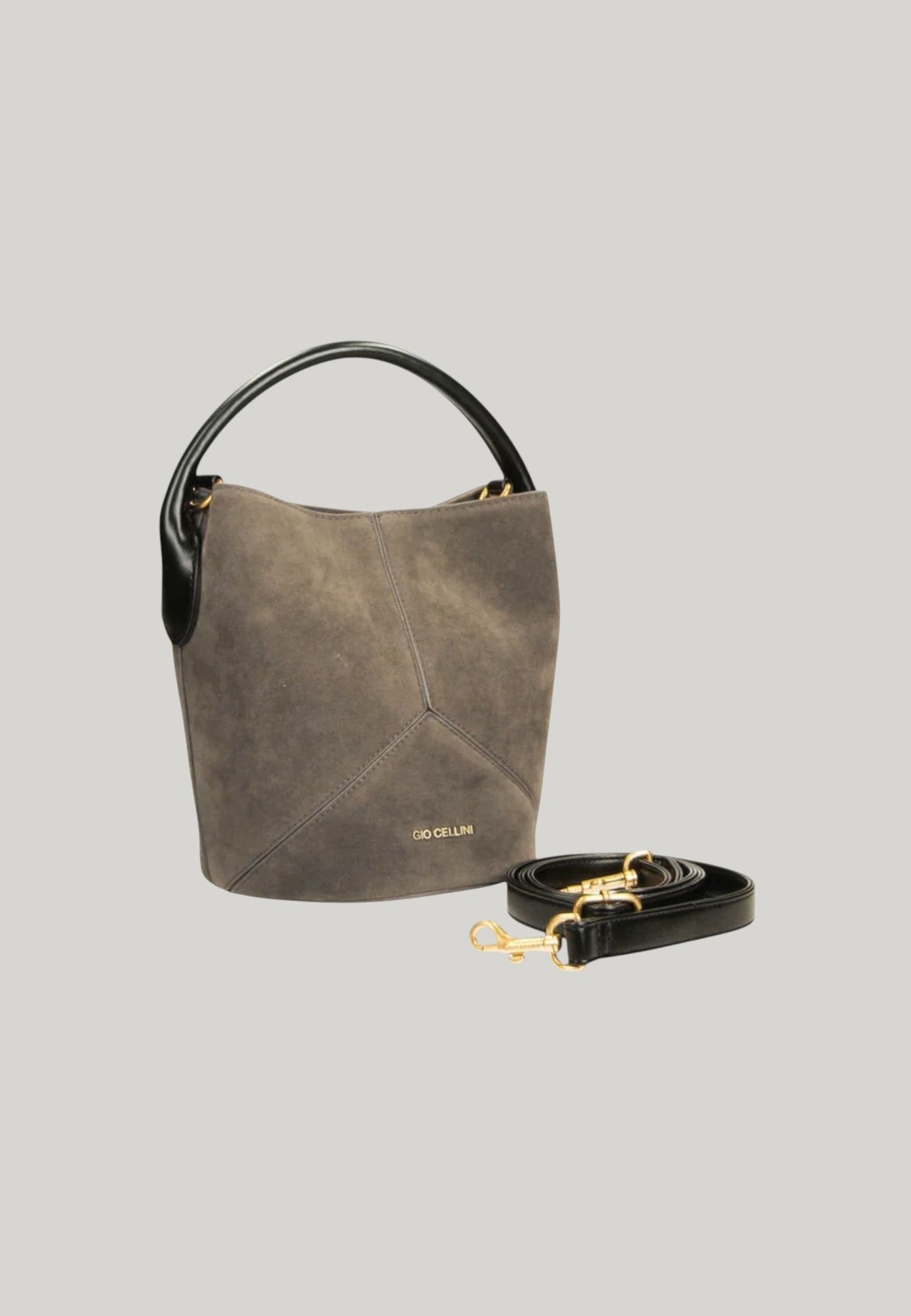 BORSA A SECCHIELLO GRIGIA