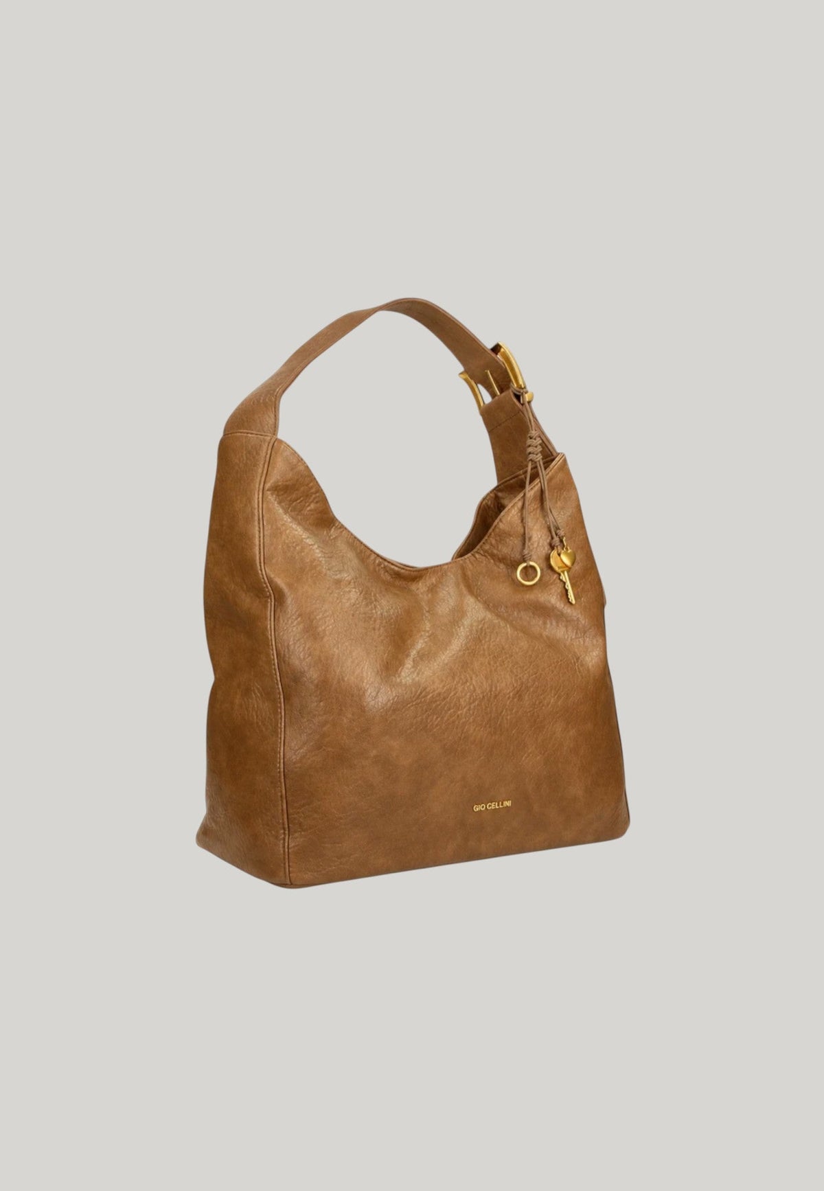 BORSA A SPALLA MARRONE