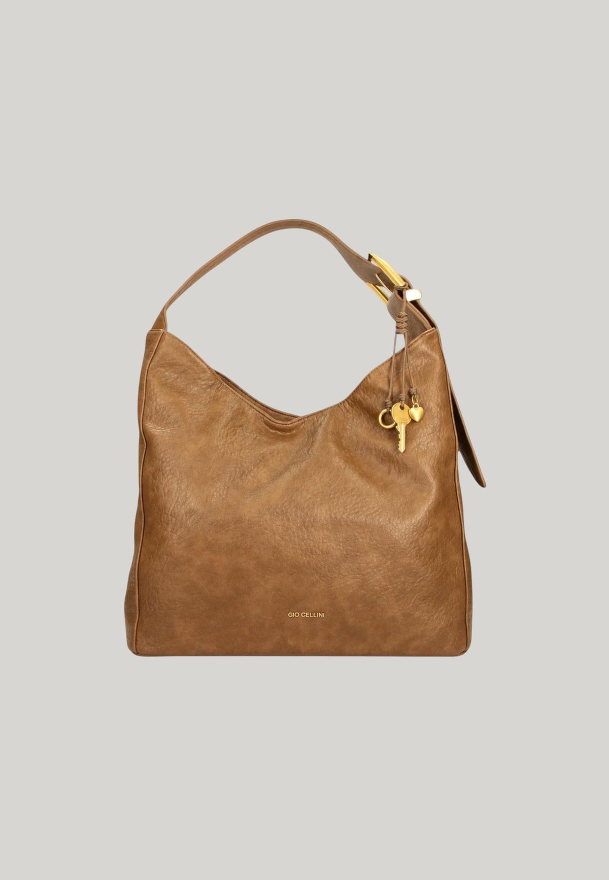 BORSA A SPALLA MARRONE