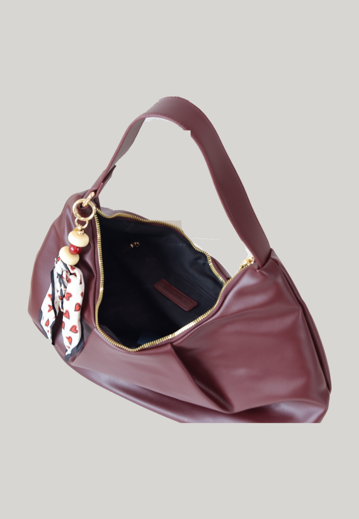 HOBO BAG SUSAN BORDEAUX
