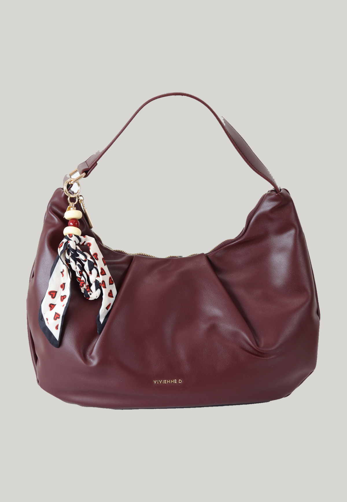 HOBO BAG SUSAN BORDEAUX