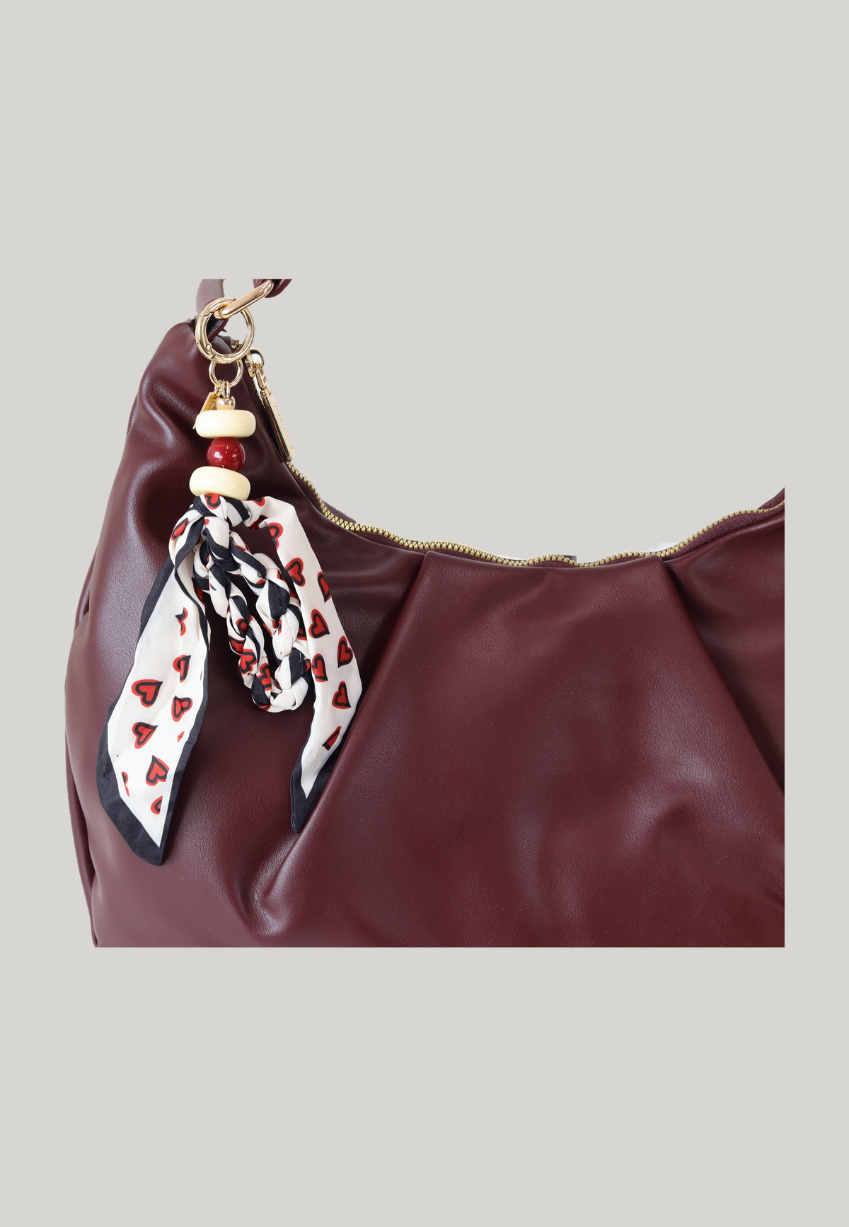 HOBO BAG SUSAN BORDEAUX