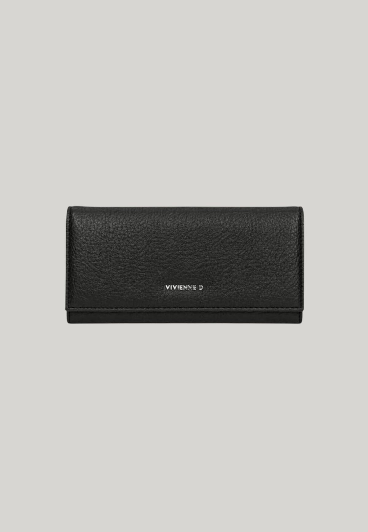 PORTAFOGLI DAISY NERO