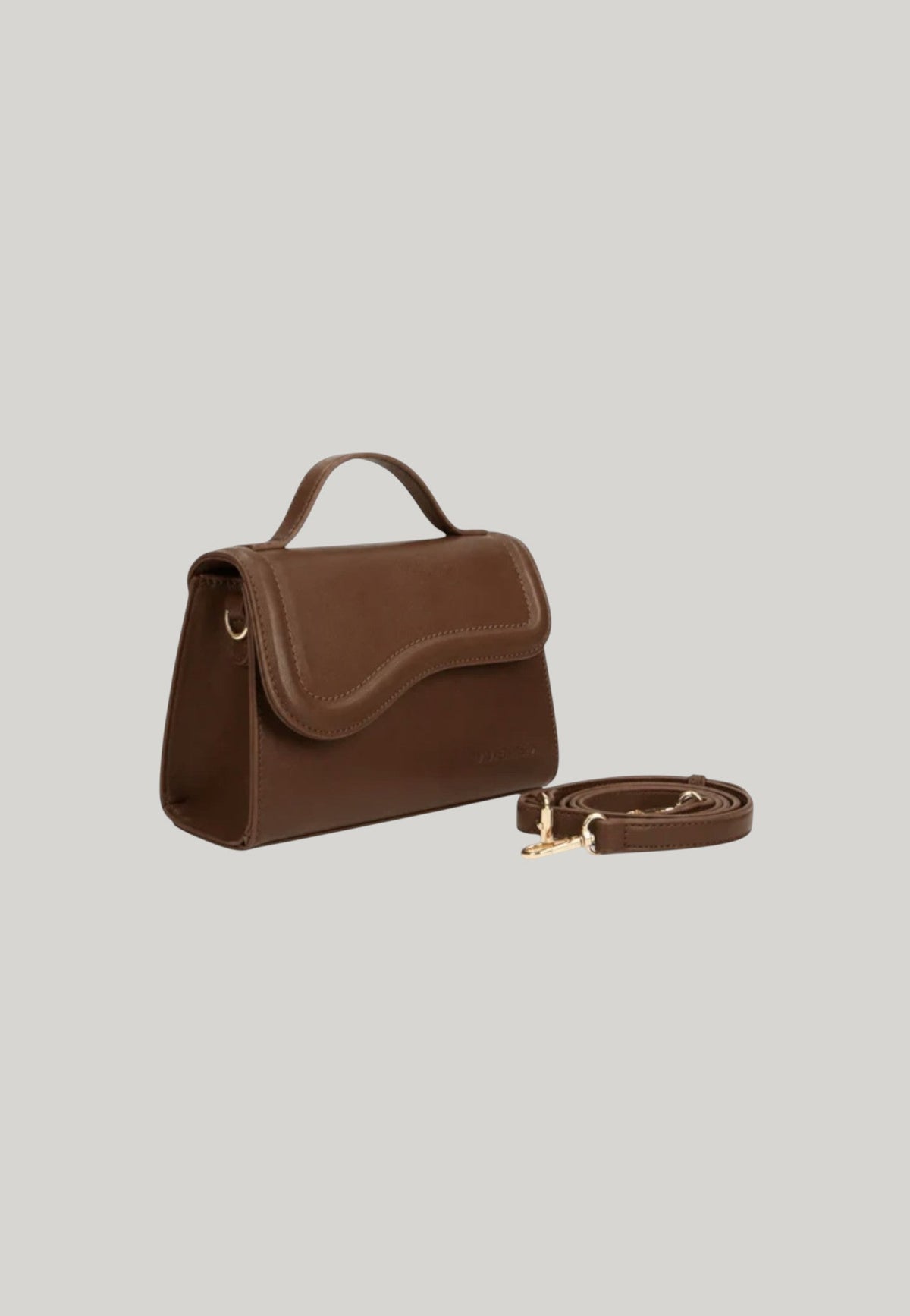 POCHETTE OLIVIA MARRONE