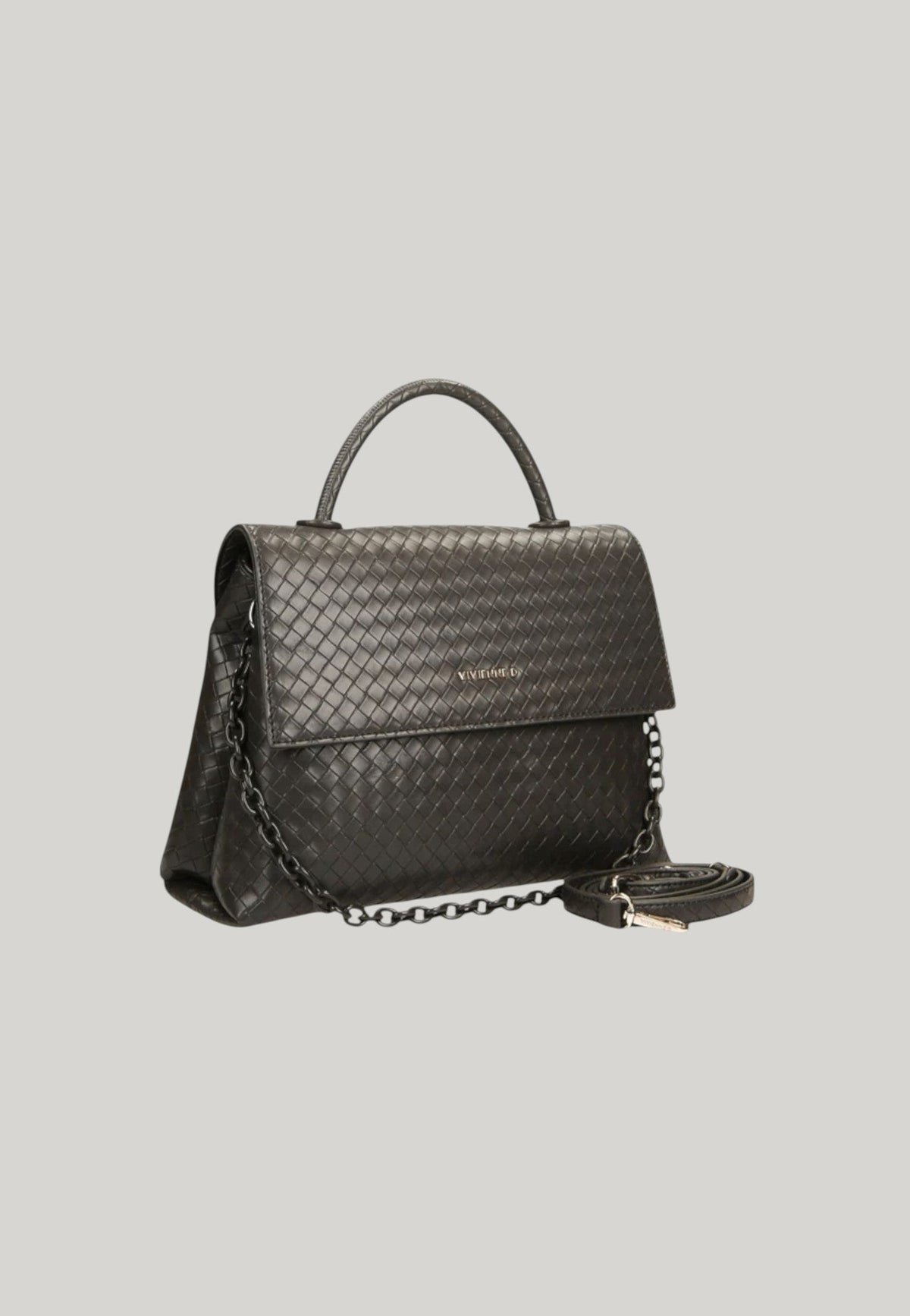 BORSA A MANO STELLA GRIGIA