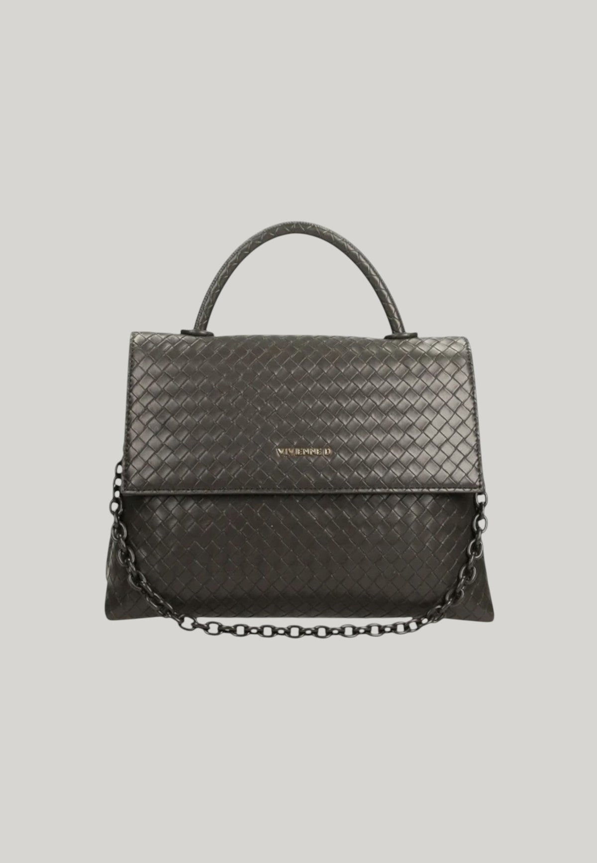 BORSA A MANO STELLA GRIGIA