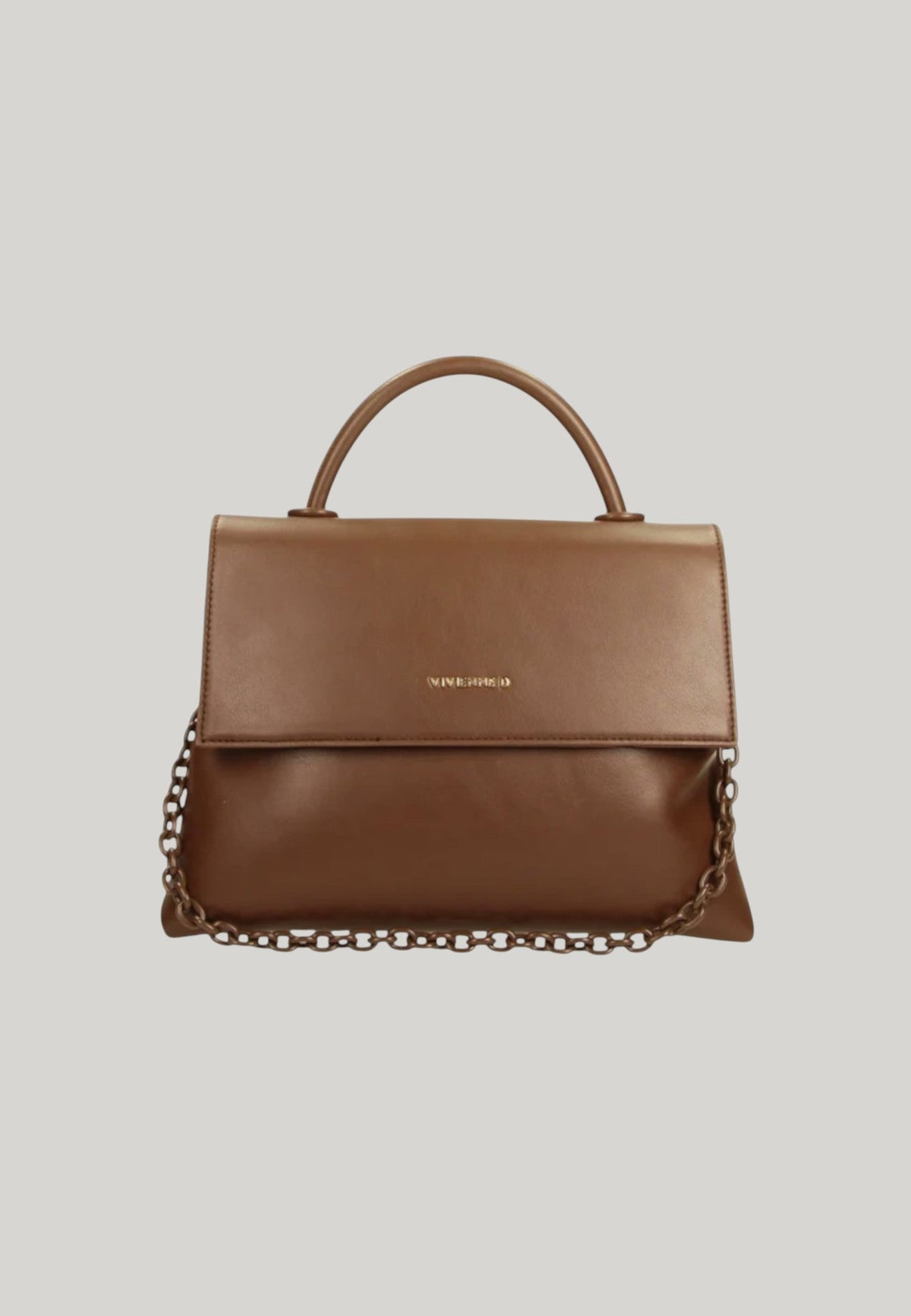 BORSA A MANO STELLA MARRONE