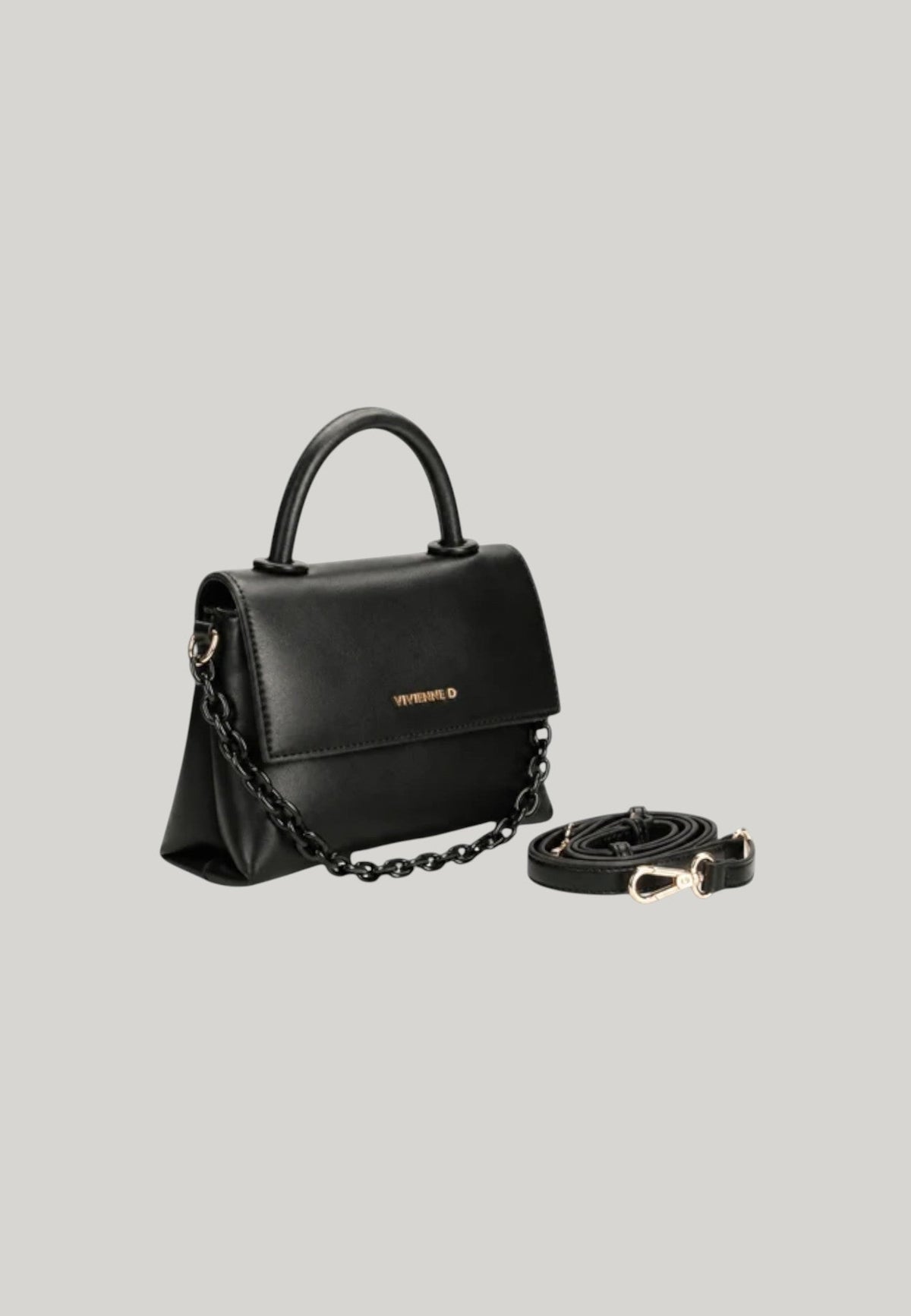BORSA A MANO PICCOLA STELLA NERO