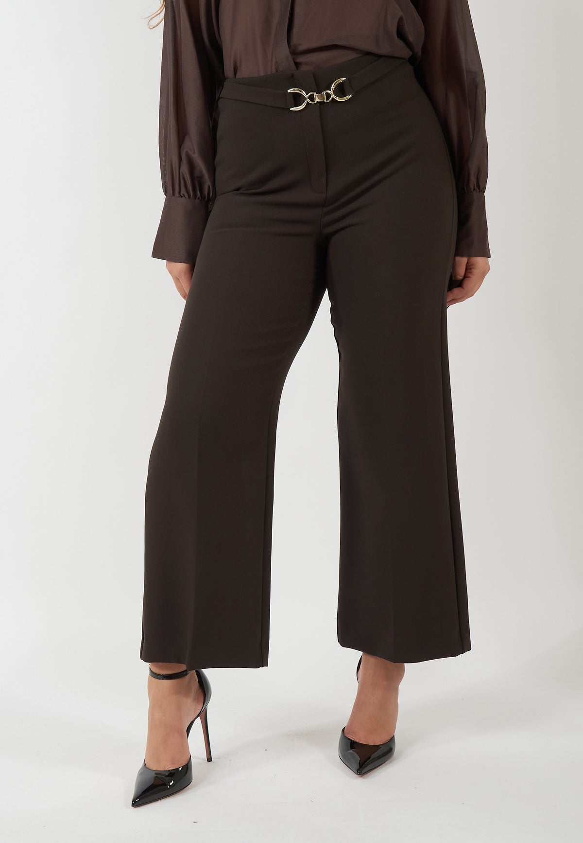 PANTALONE ANGIZIA MARRONE