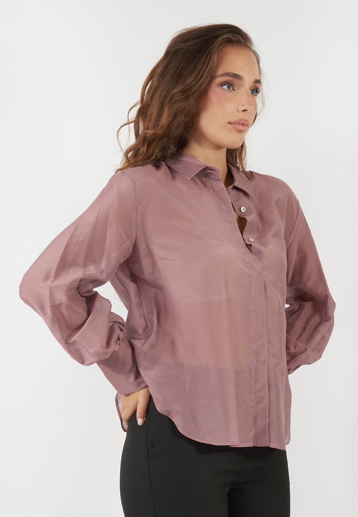 CAMICIA ASTI ROSA MALVA