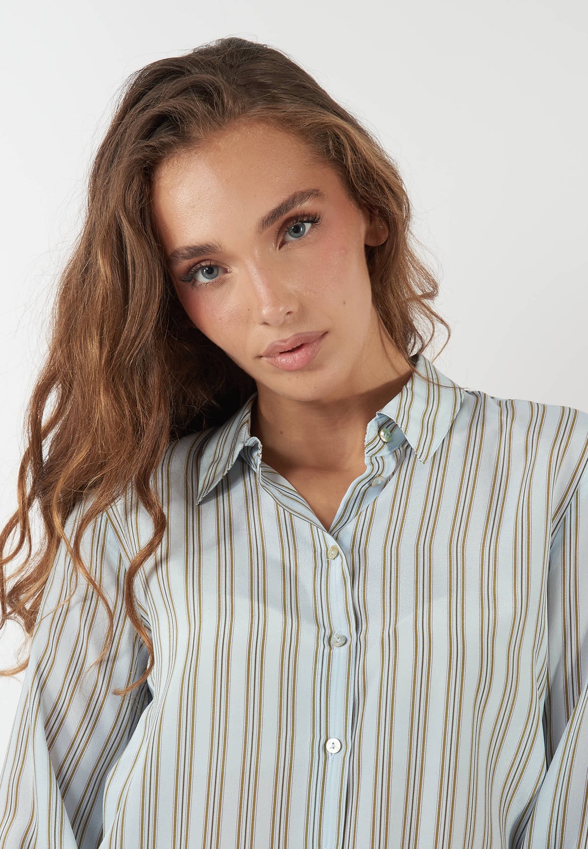 CAMICIA BIKINI CELESTE